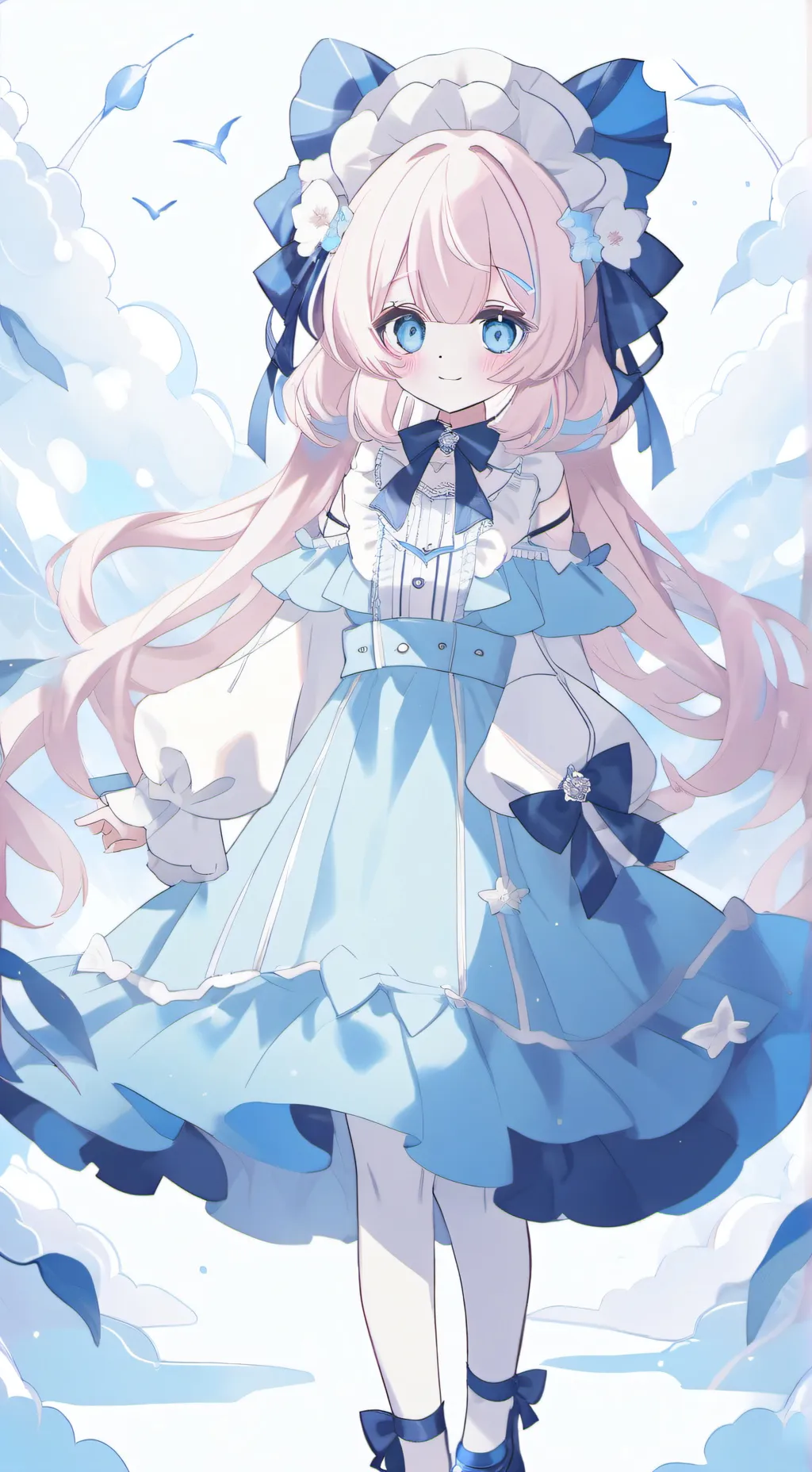 ai character: rose background
