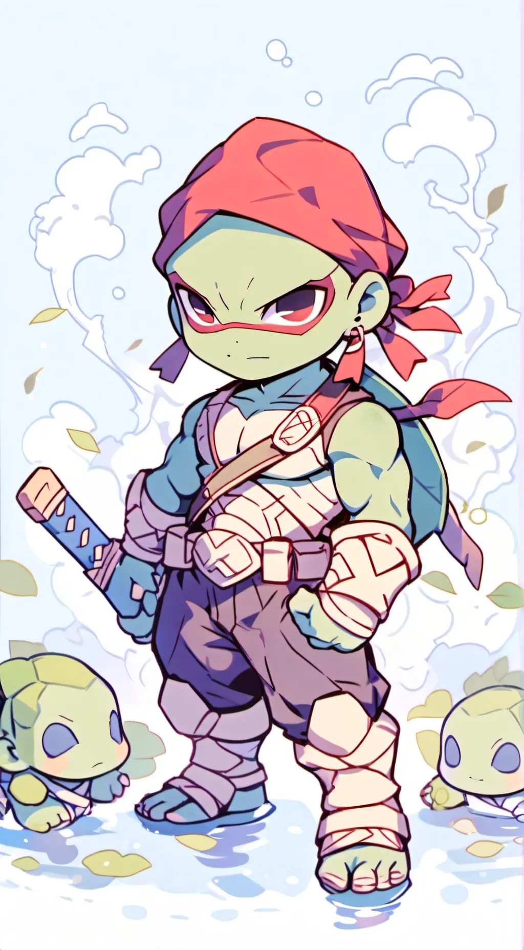 ai character: Rottmnt x Mha! 🐢  background