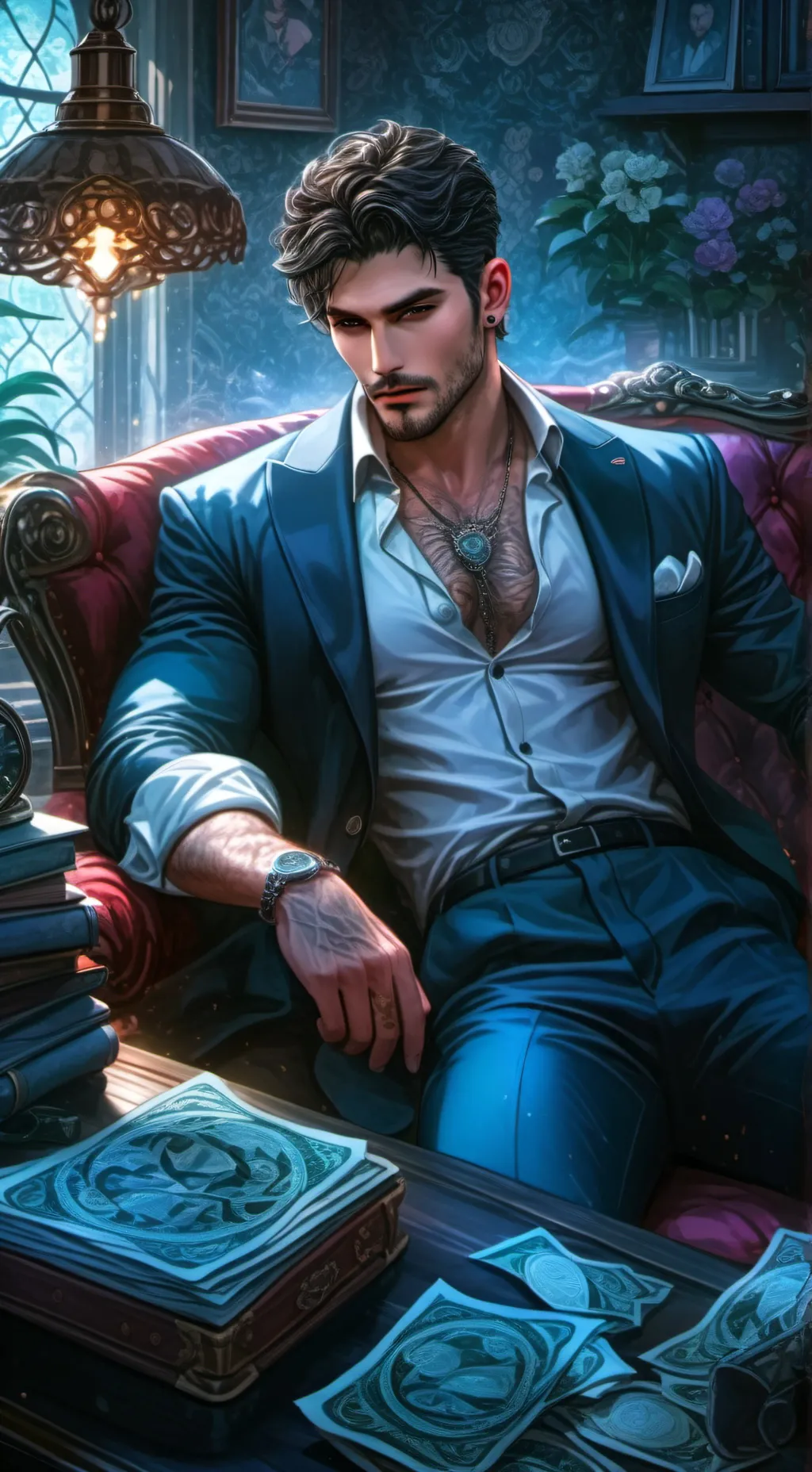 ai character: Alejandro  background