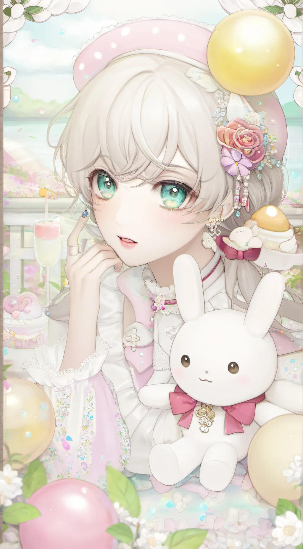 ai character: cute background