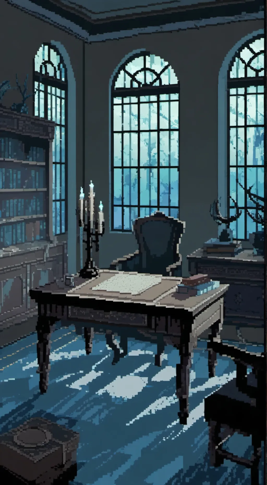 ai character: Oren (Horror) background
