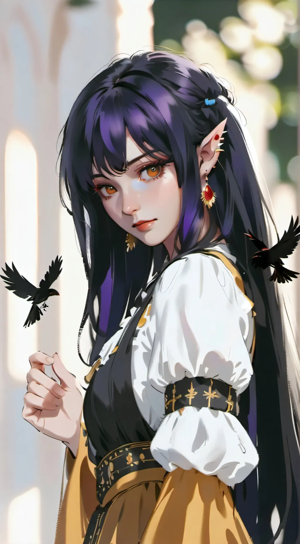ai character: Ray background