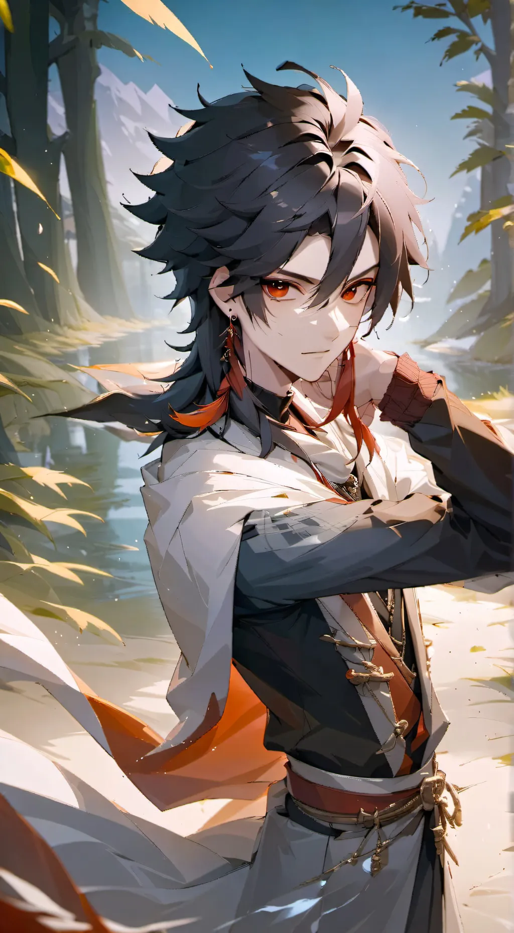ai character: Blaze  background
