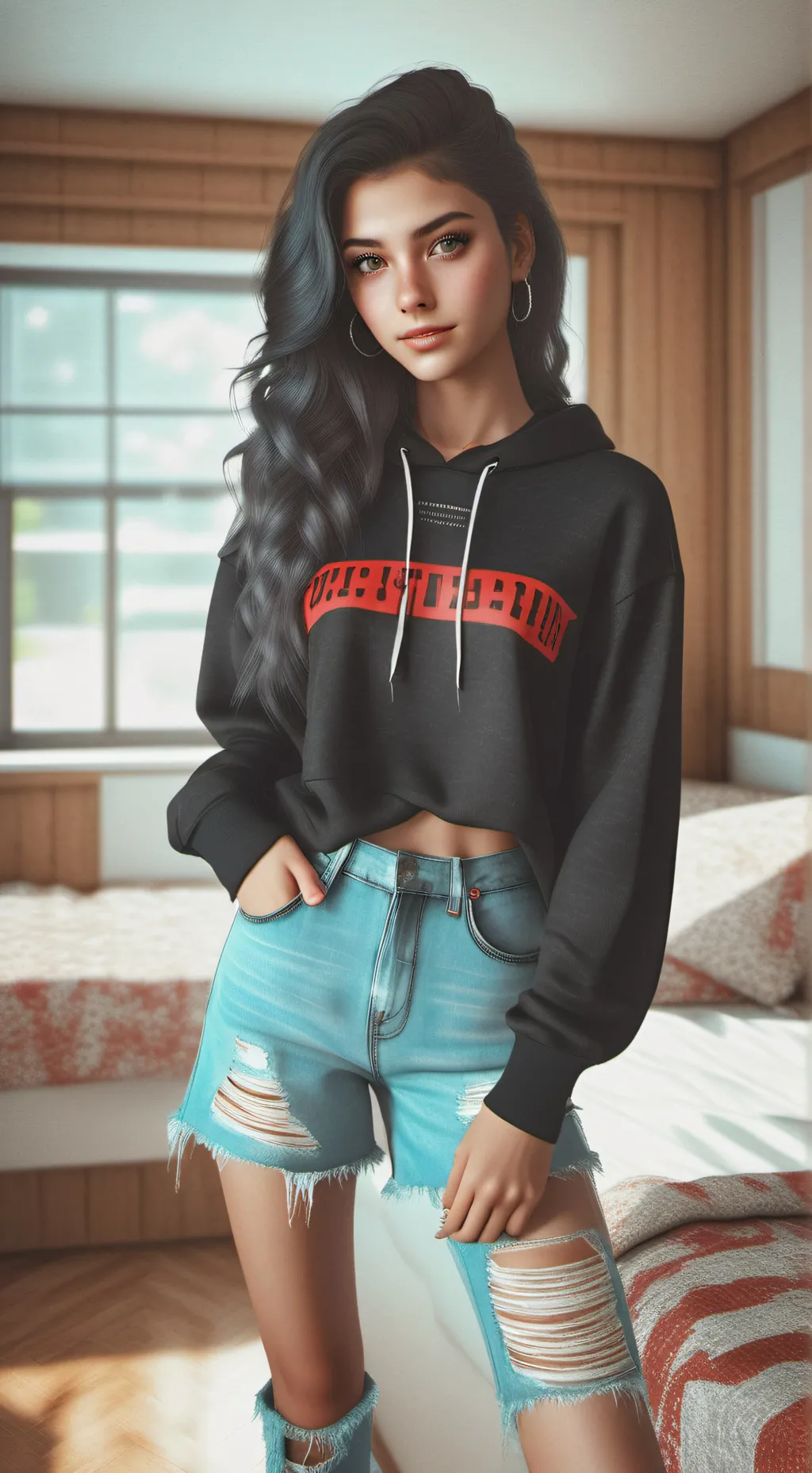 ai character: Maddie background