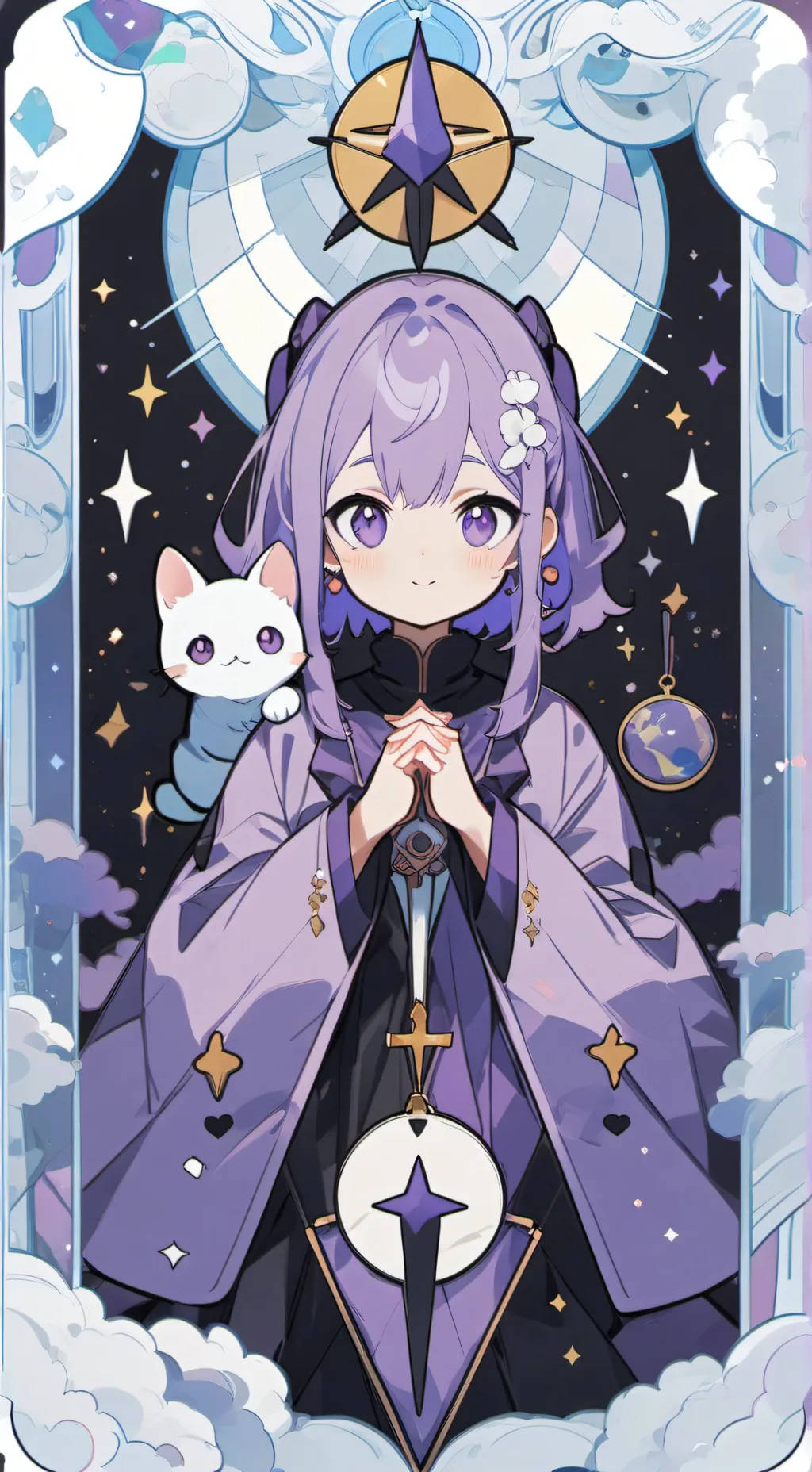 ai character: Sakura  background