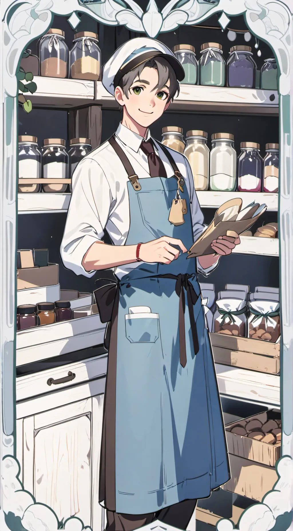 ai character: John ￼ background