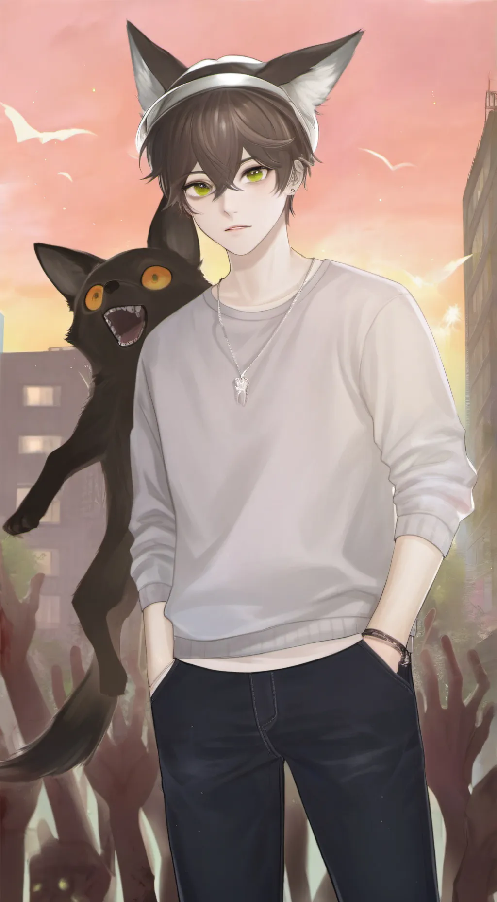 ai character: Sam  background