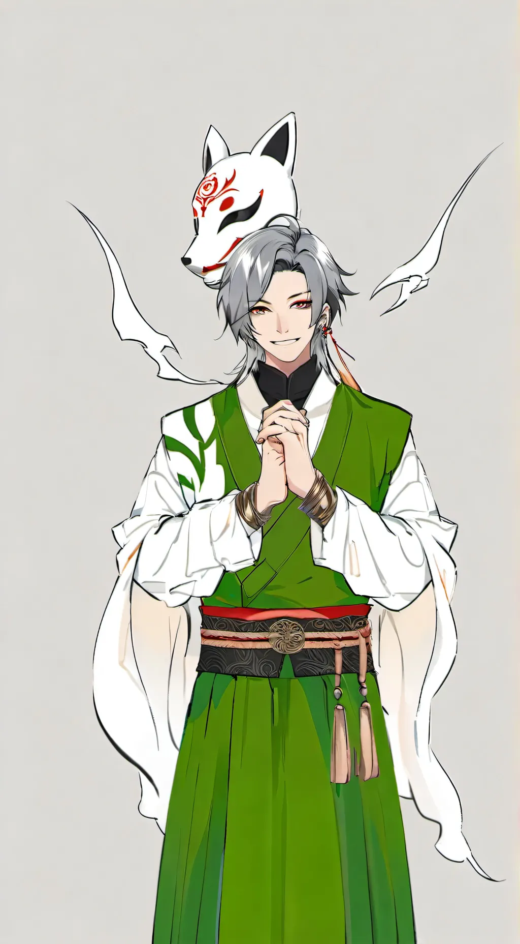 ai character: demon slayer background