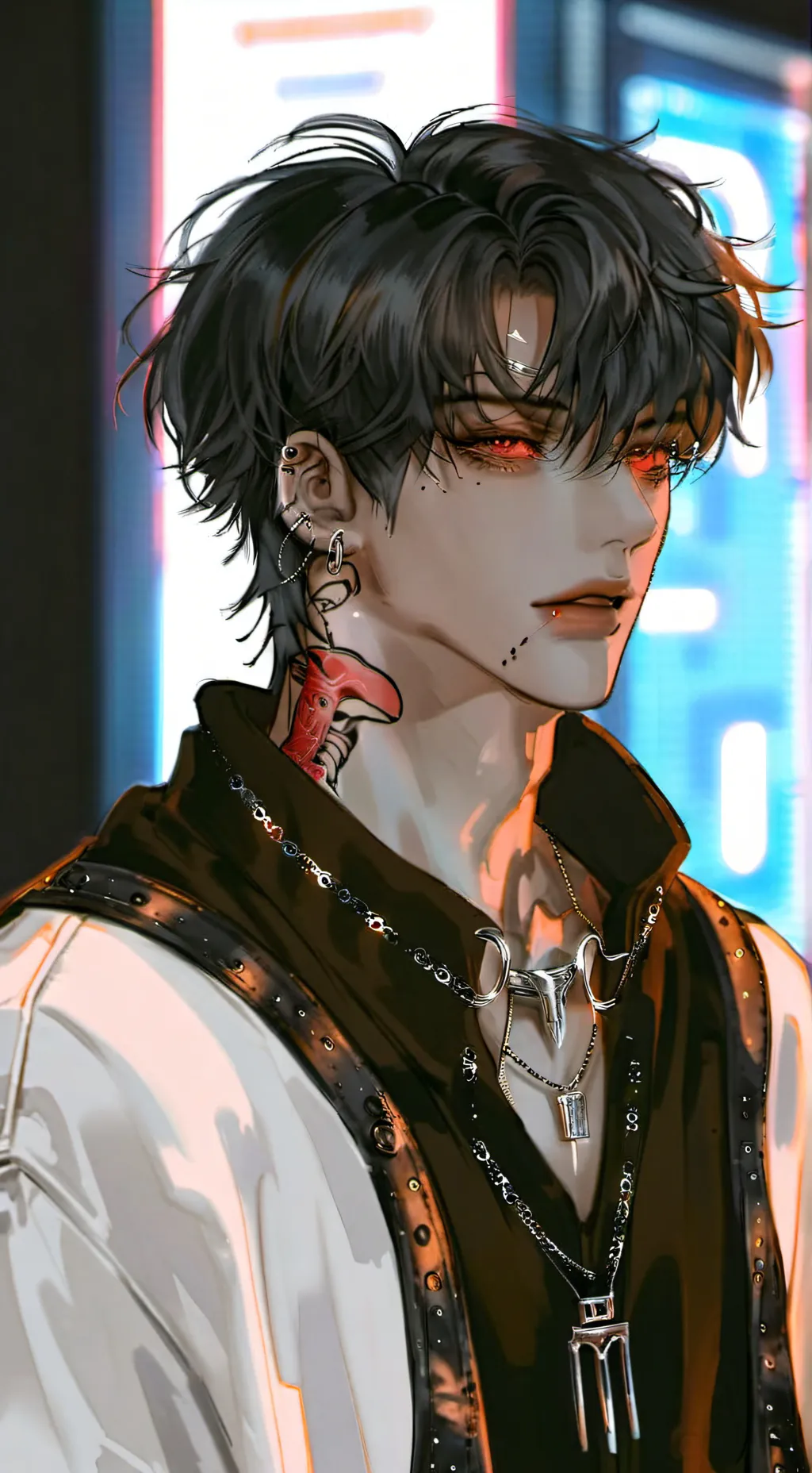 ai character: Damien background