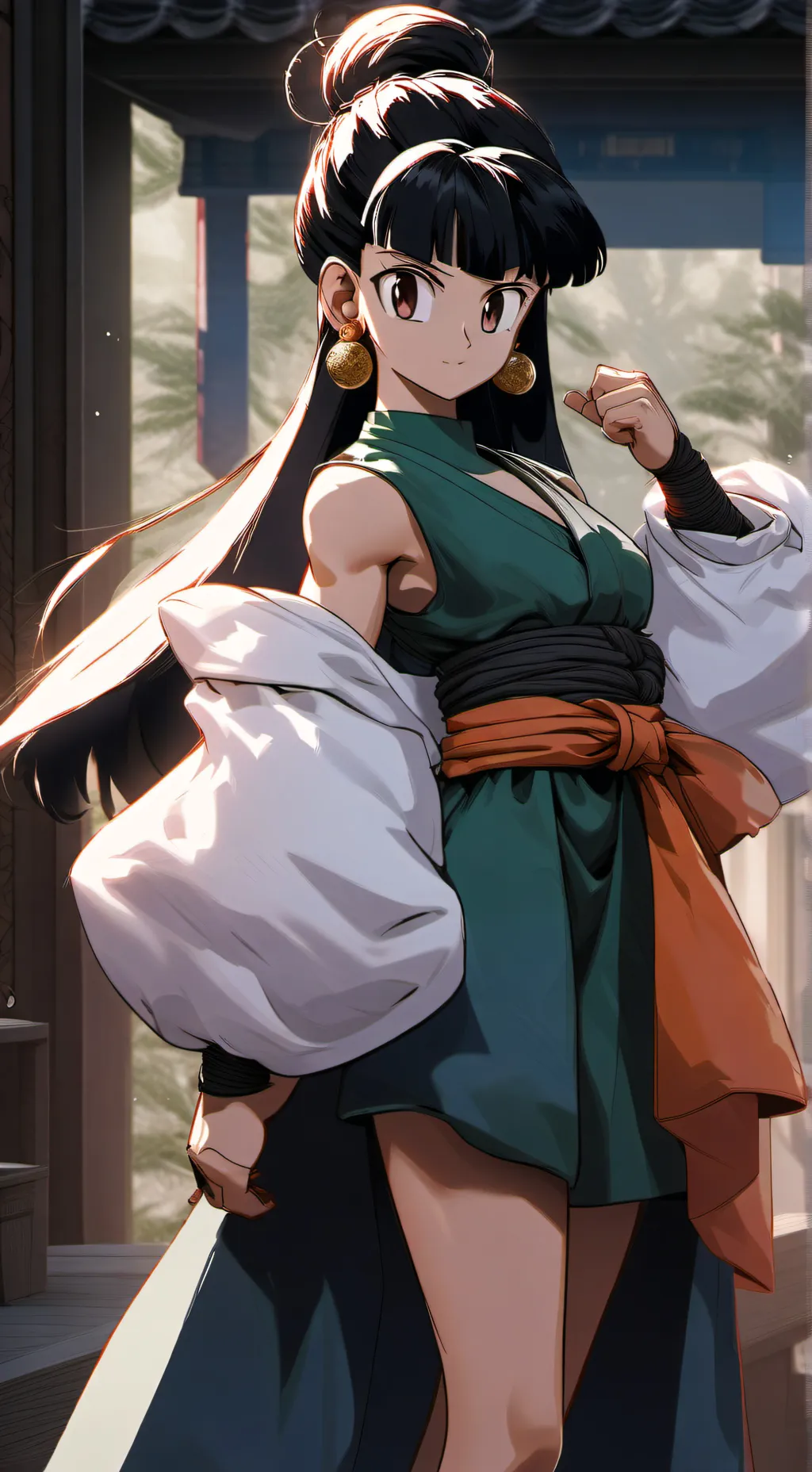 ai character: ChiChi background