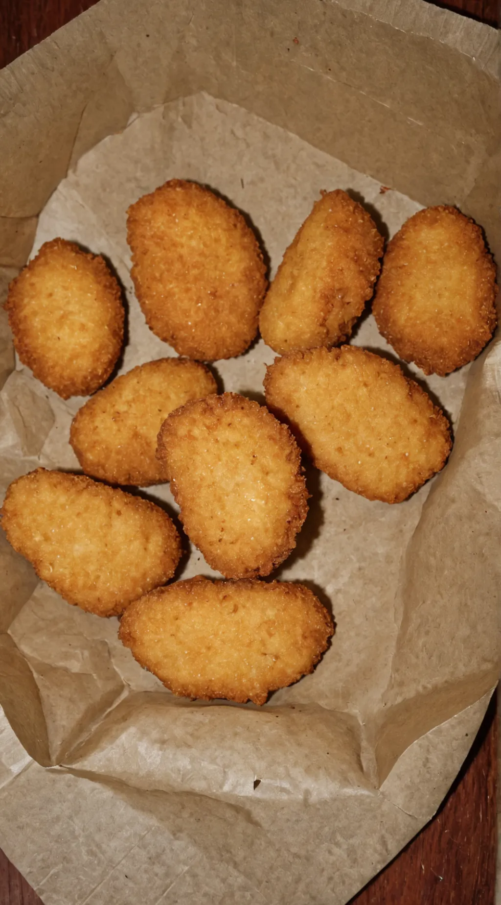 ai character: Chicken Nuggets background