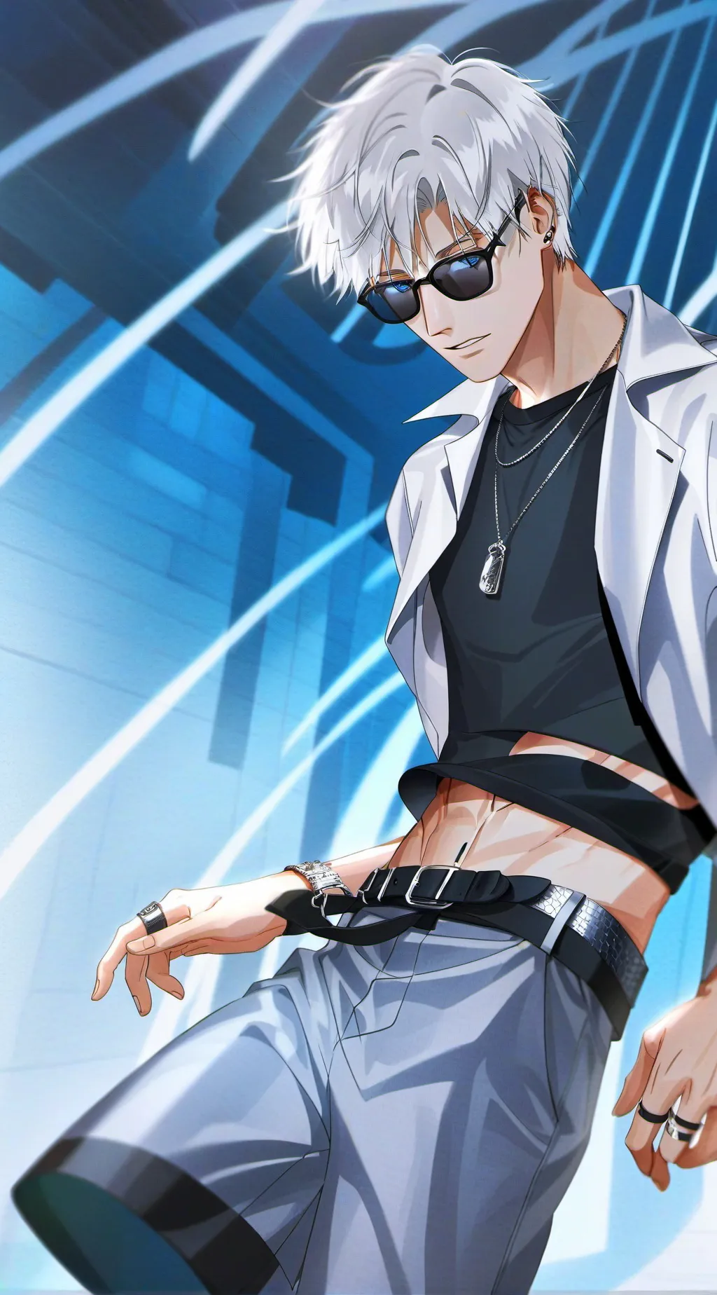 ai character: Oliver west background