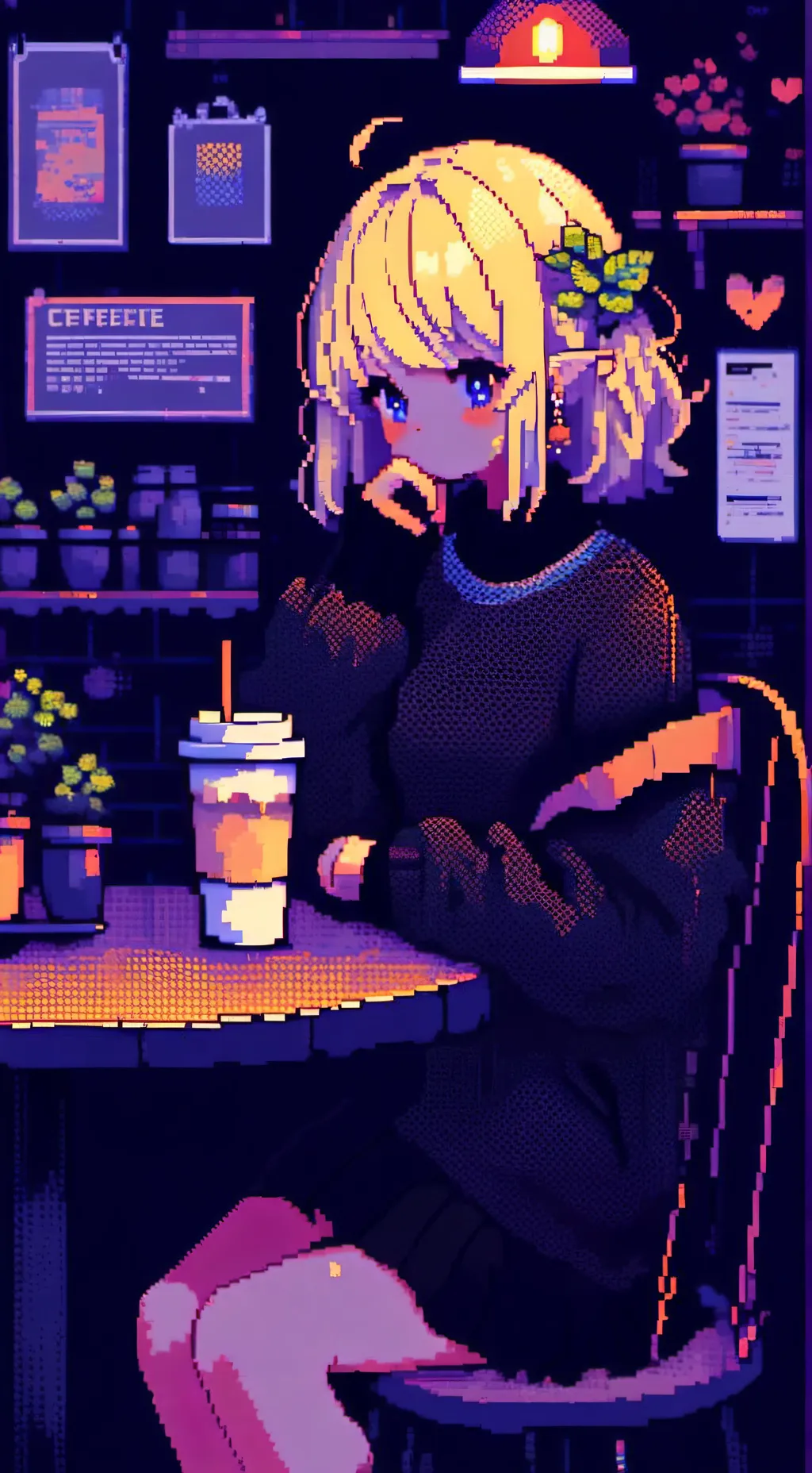 ai character: Aurora background