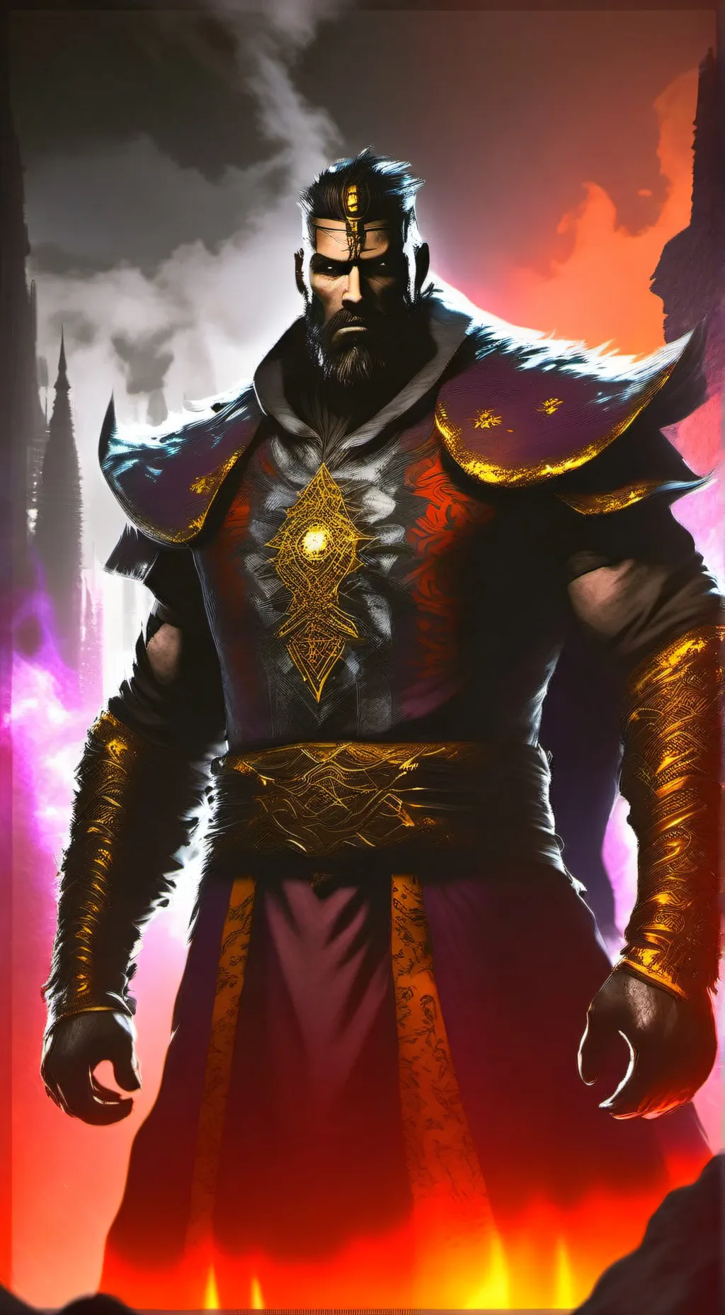 ai character: S'ym background