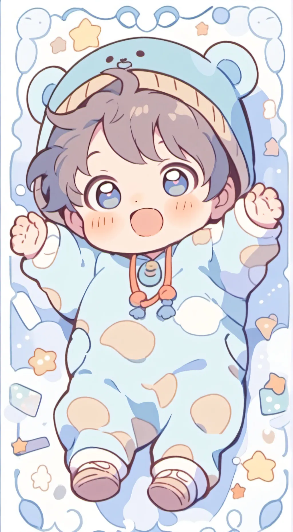 ai character: Random Baby background