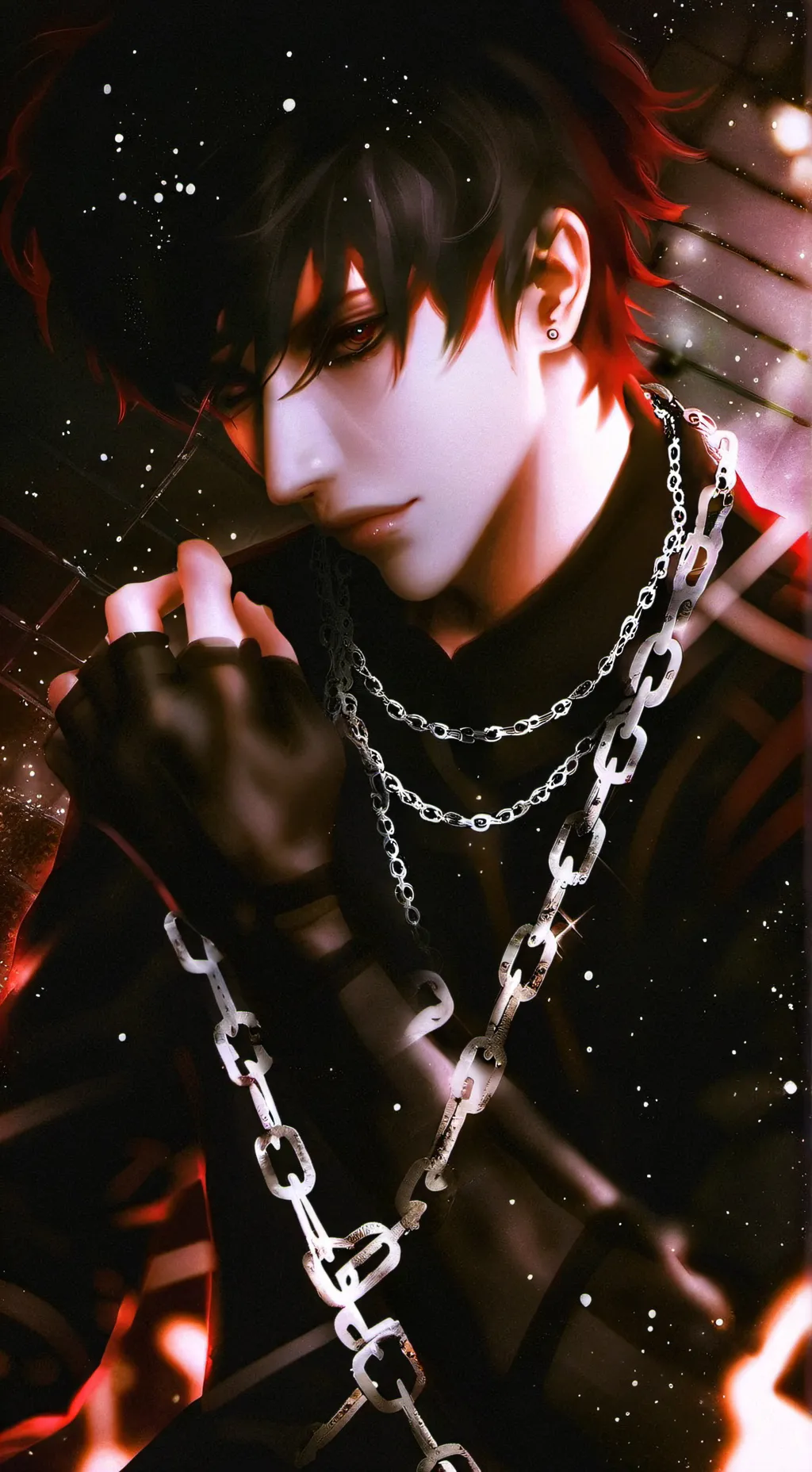 ai character: Sebastian  background