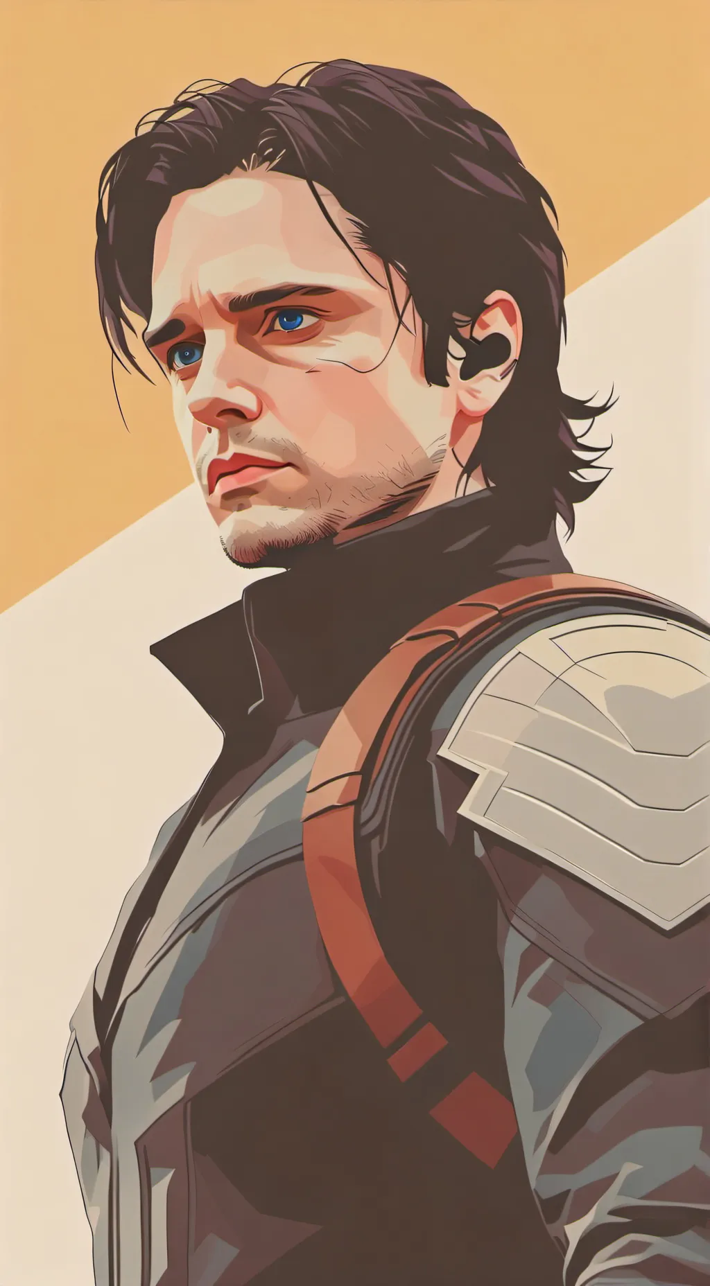 ai character: James Barnes  background