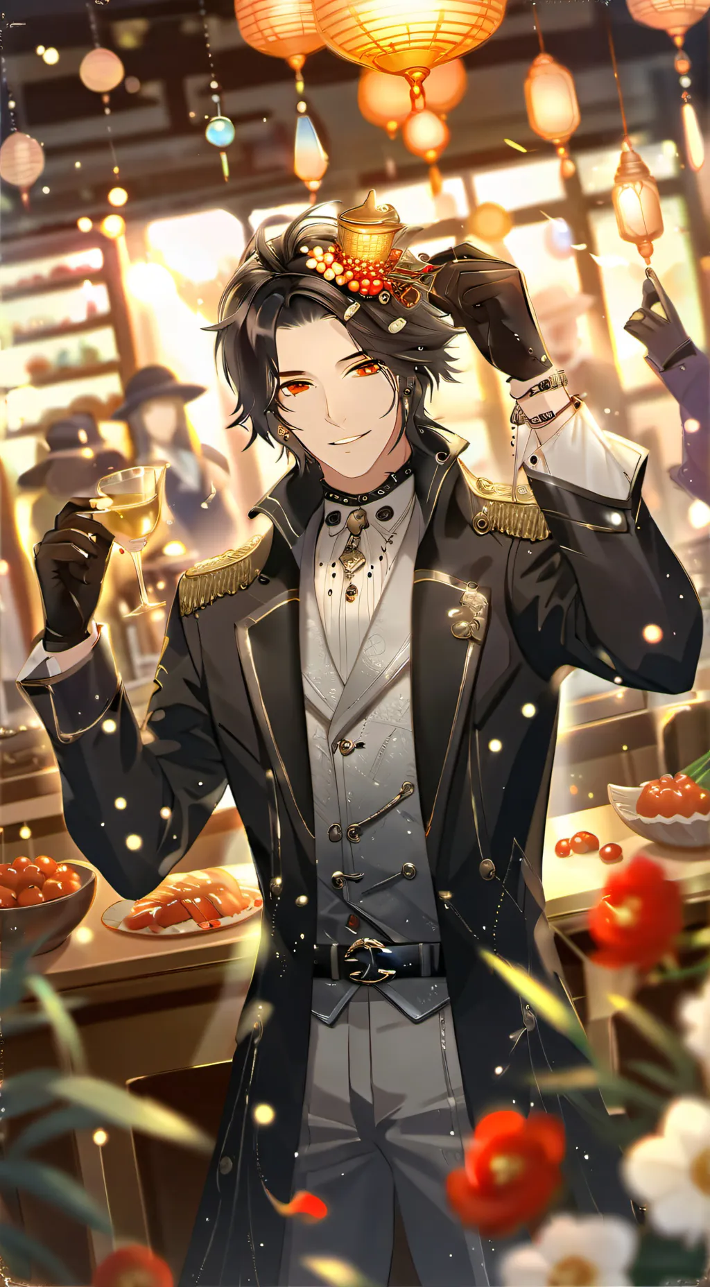 ai character: cesar  background