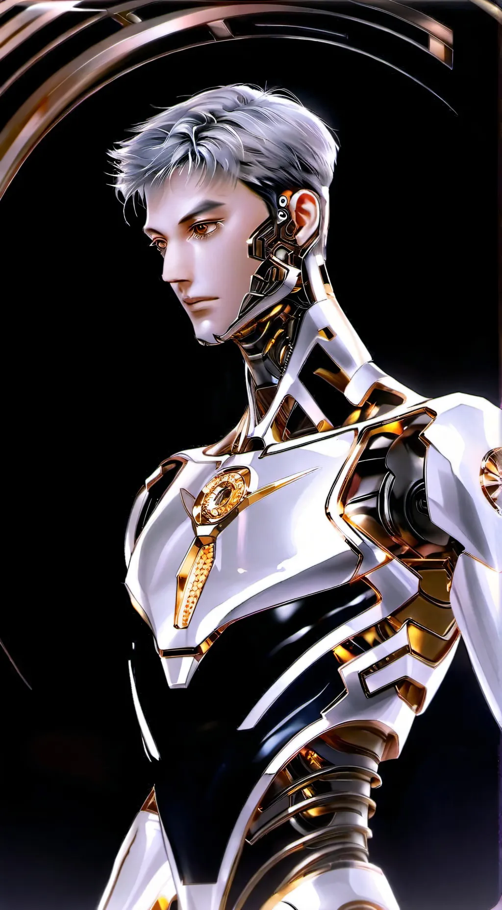 ai character: Numbers ￼ background