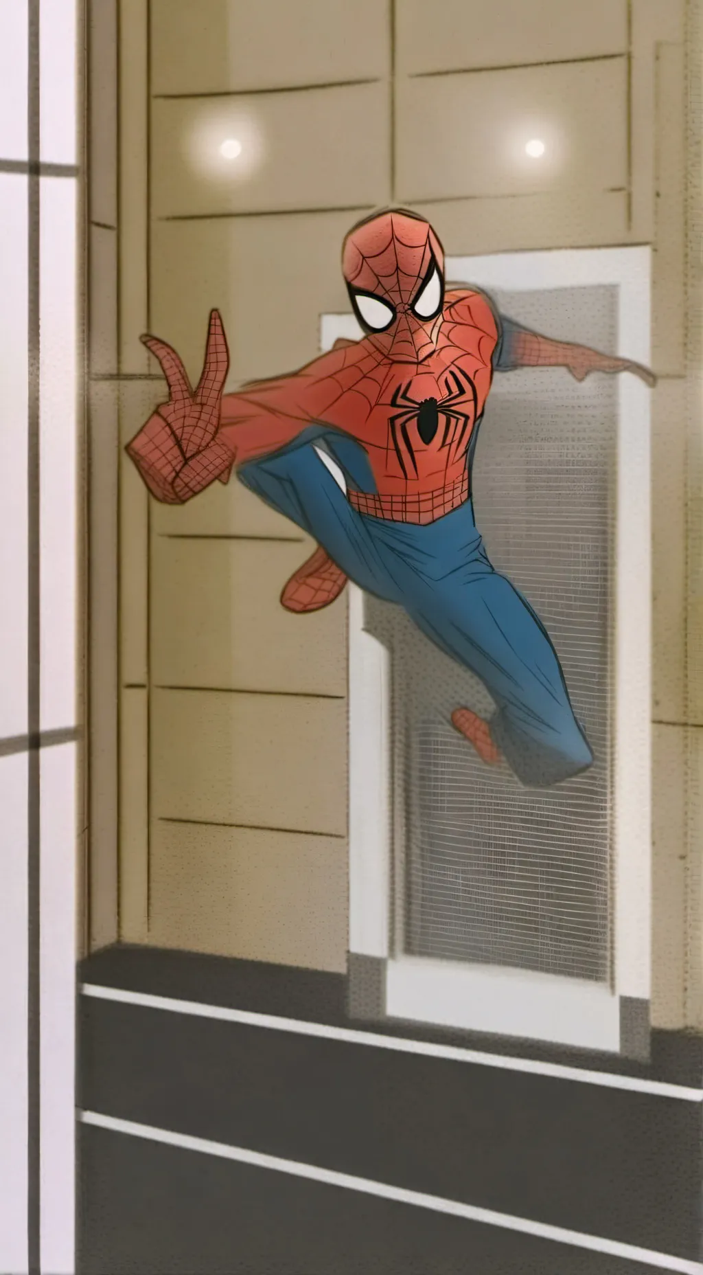 ai character: Spider man background
