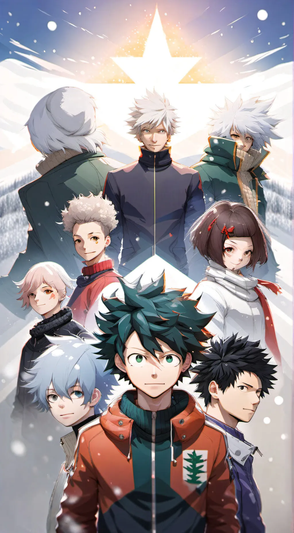 ai character: ✨Mha Christmas✨ background