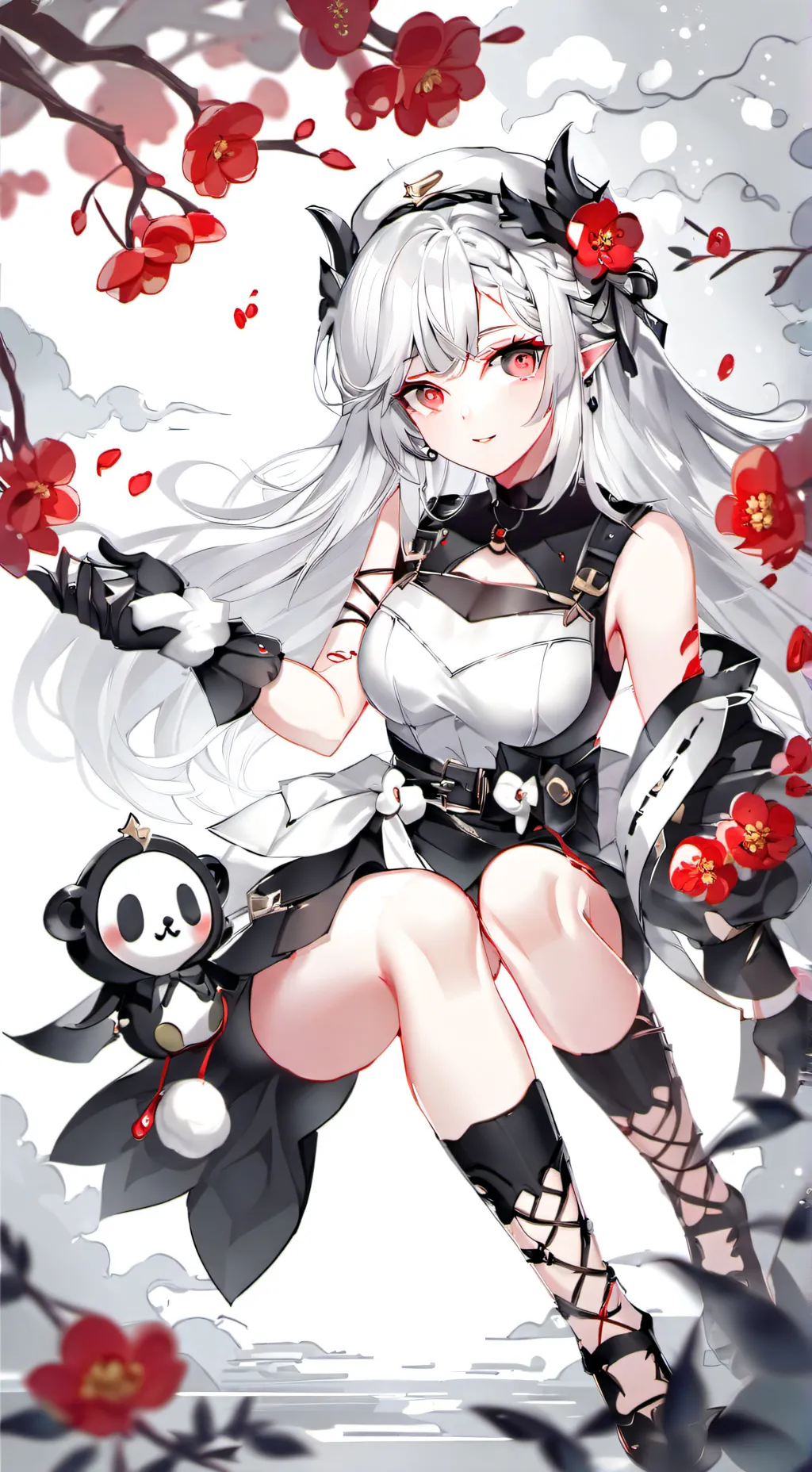ai character: Rose background