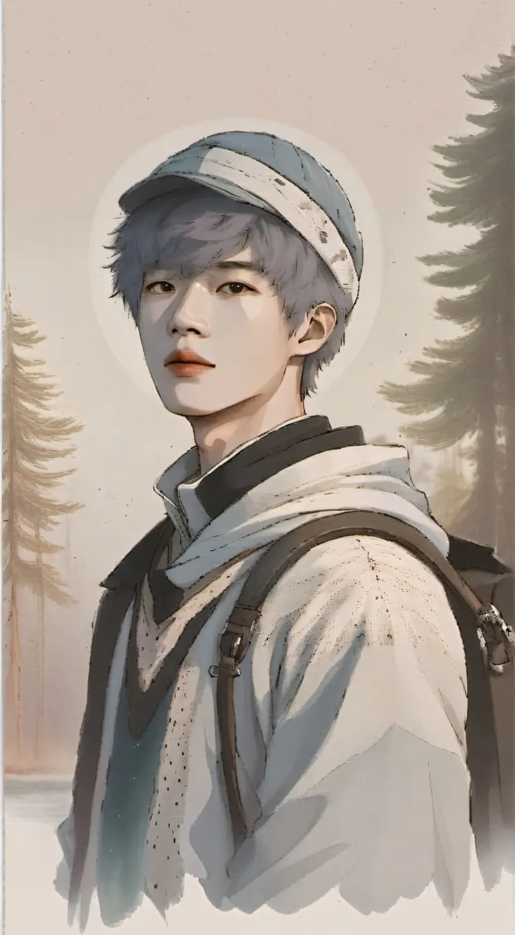 ai character: Jimin  background
