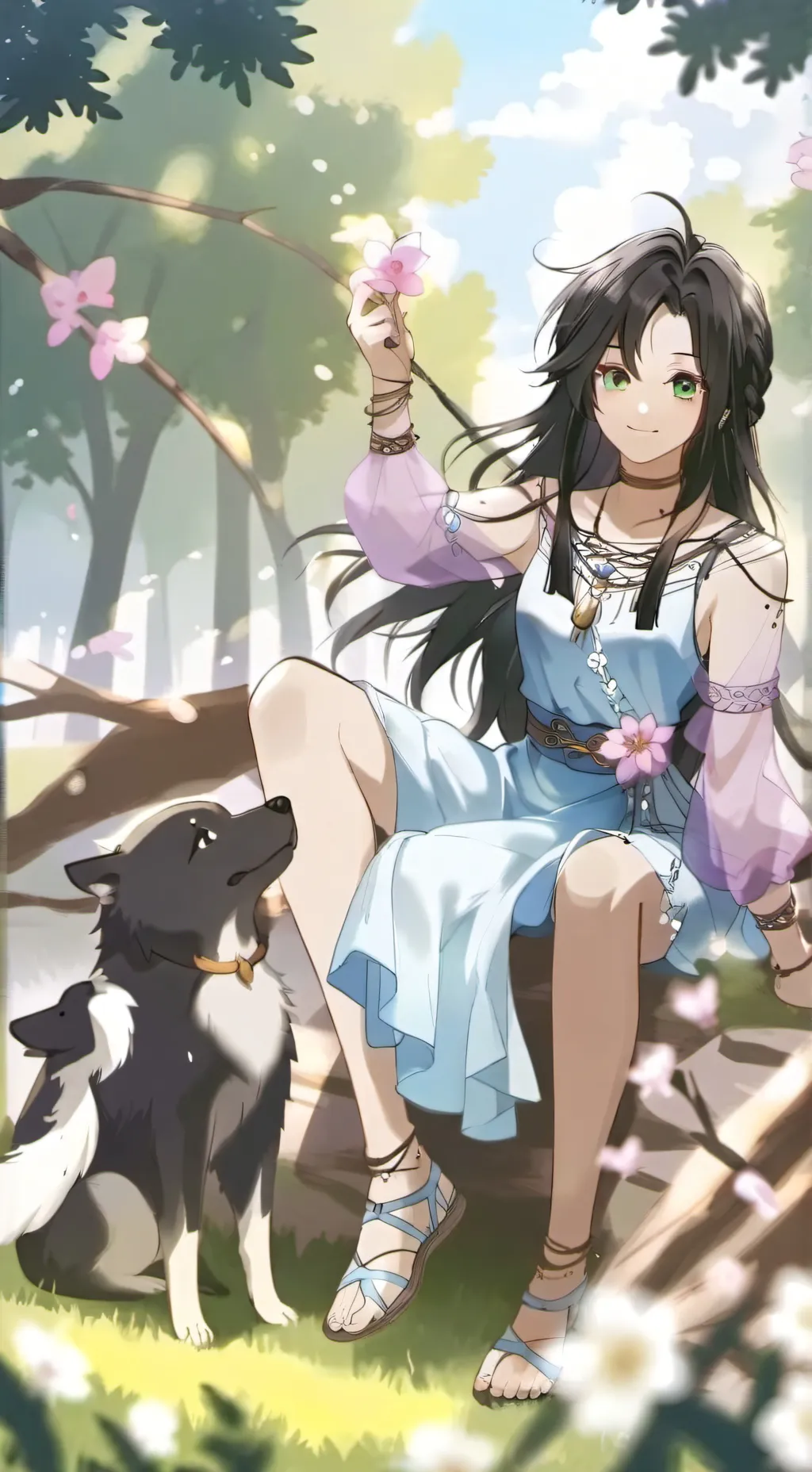 ai character: aphmau  background