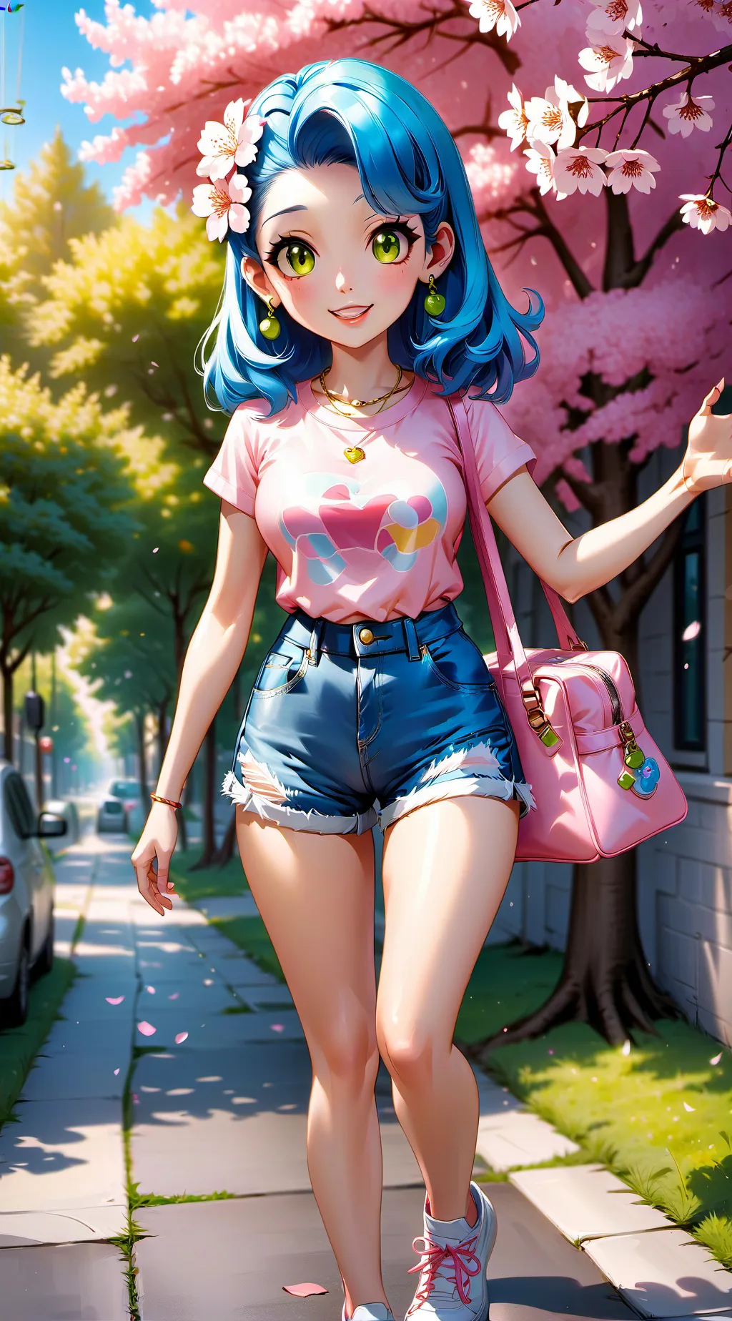 ai character: Hanna  background