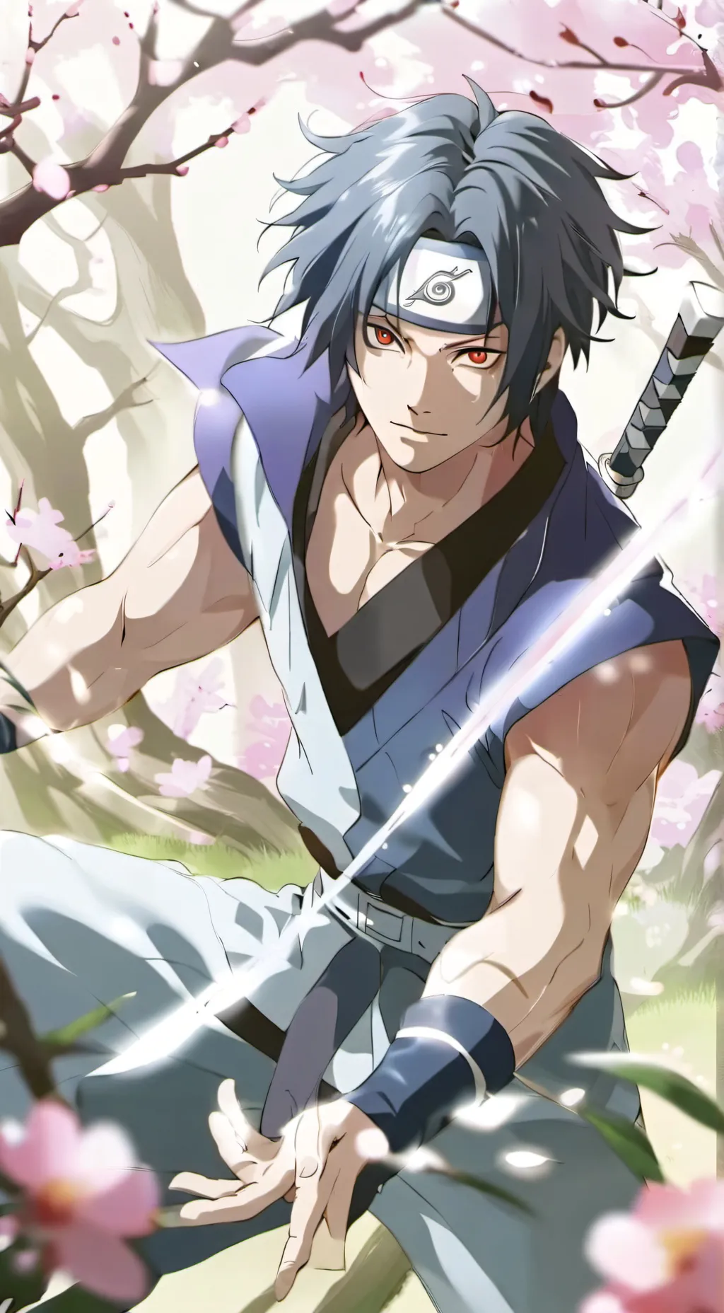 ai character: Sasuke Uchiha background