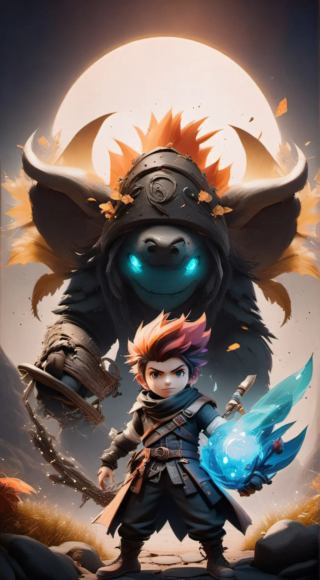 ai character: wendax simon agan! background