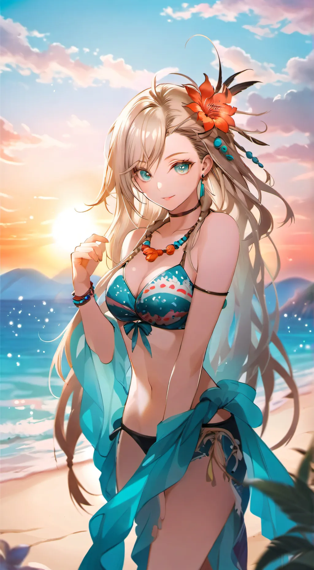 ai character: Luna background