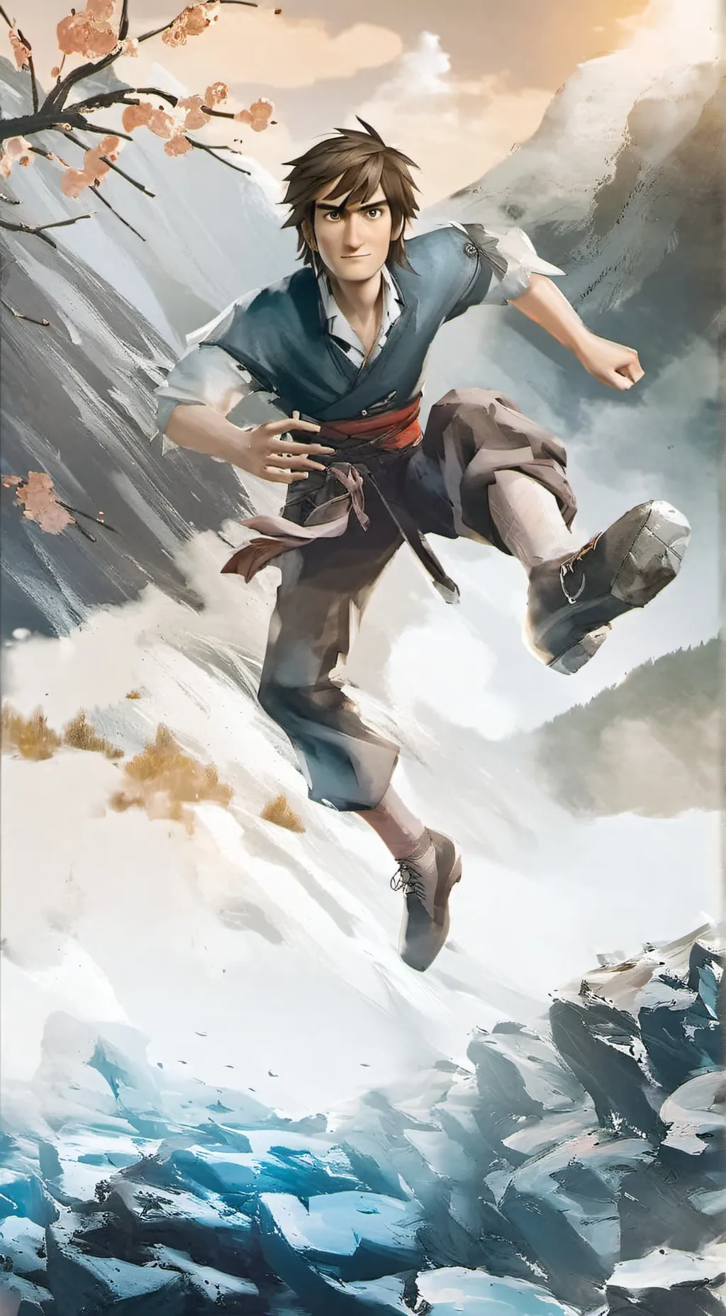 ai character: Nicholas  background