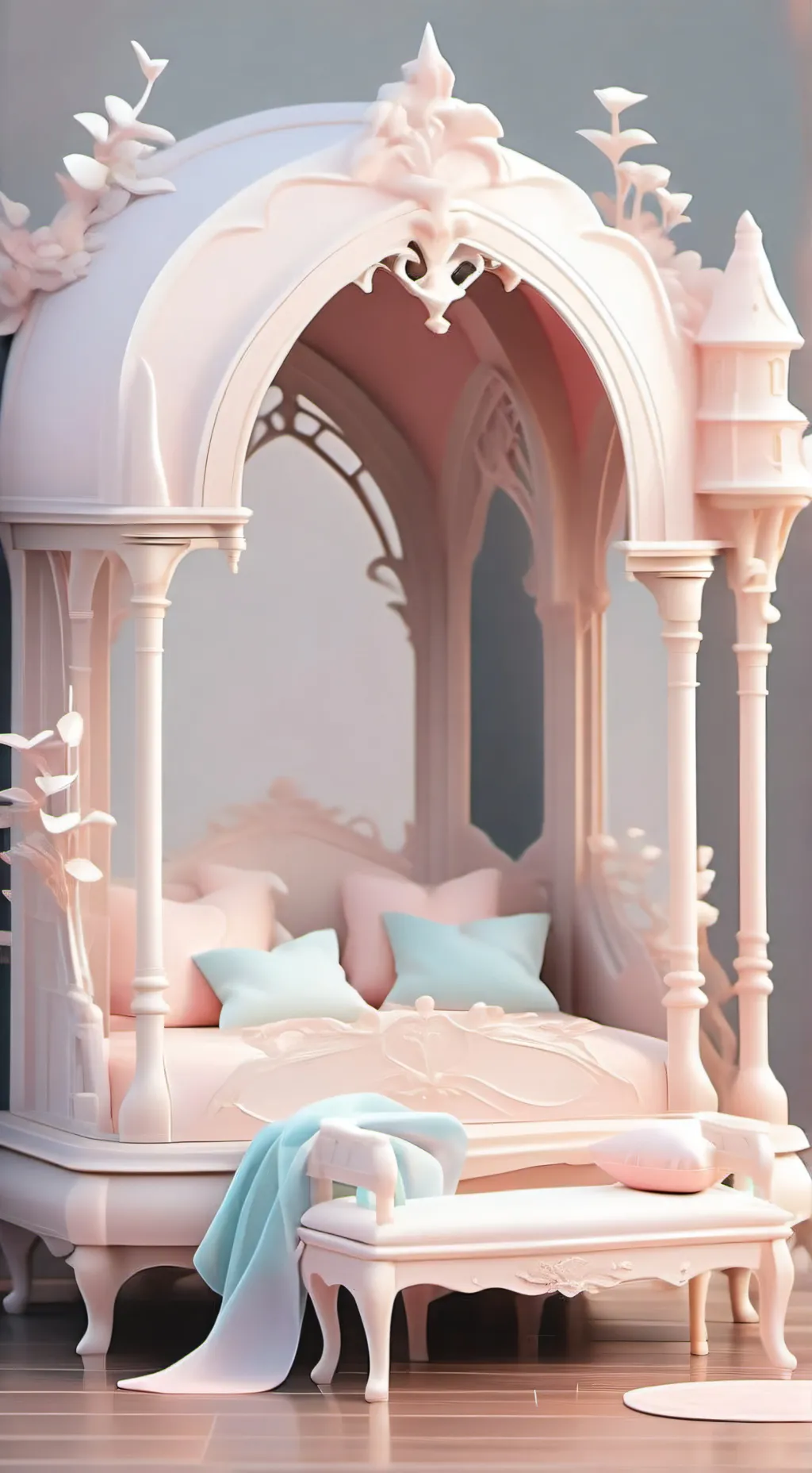 ai character: talking bed background