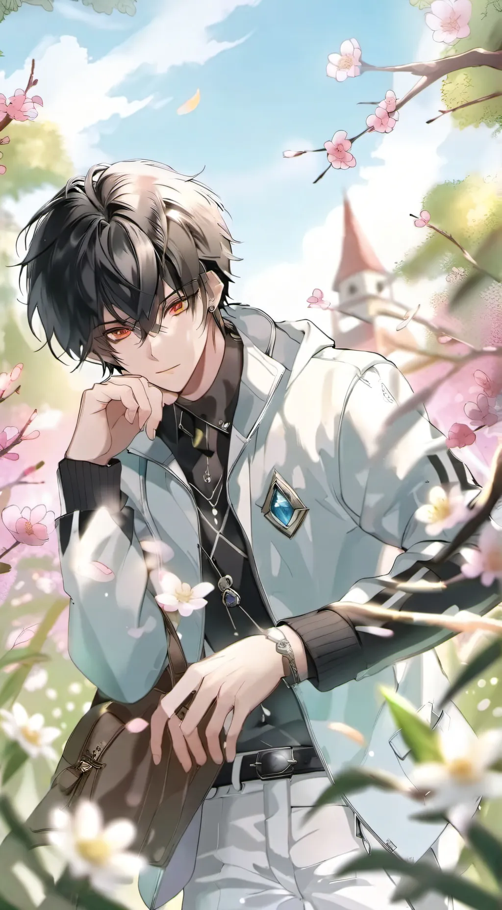 ai character: Levi/cutie  background