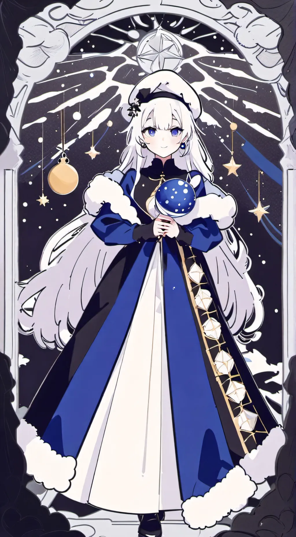 ai character: XMAS kny background