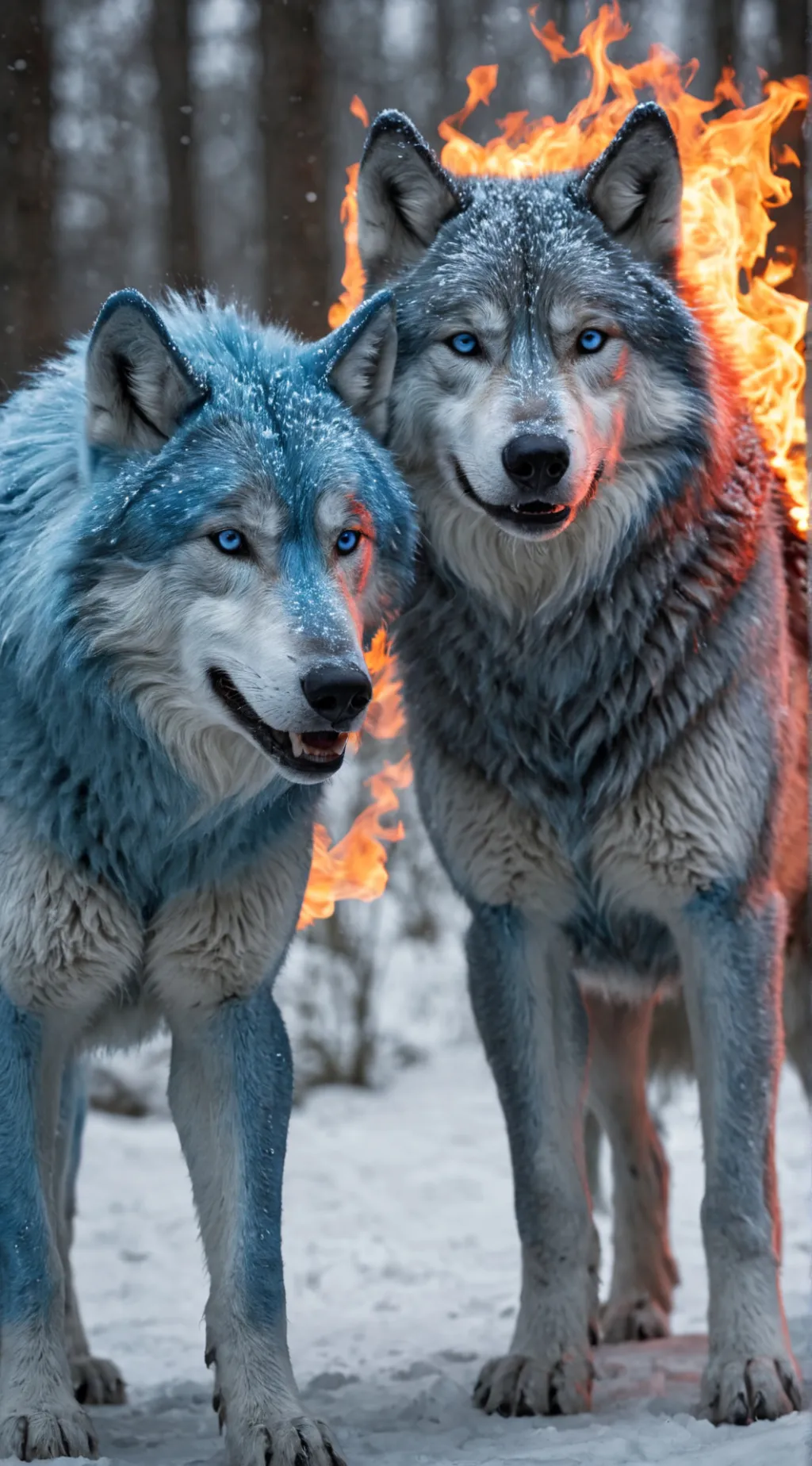 ai character: Wolf prince (Even) background