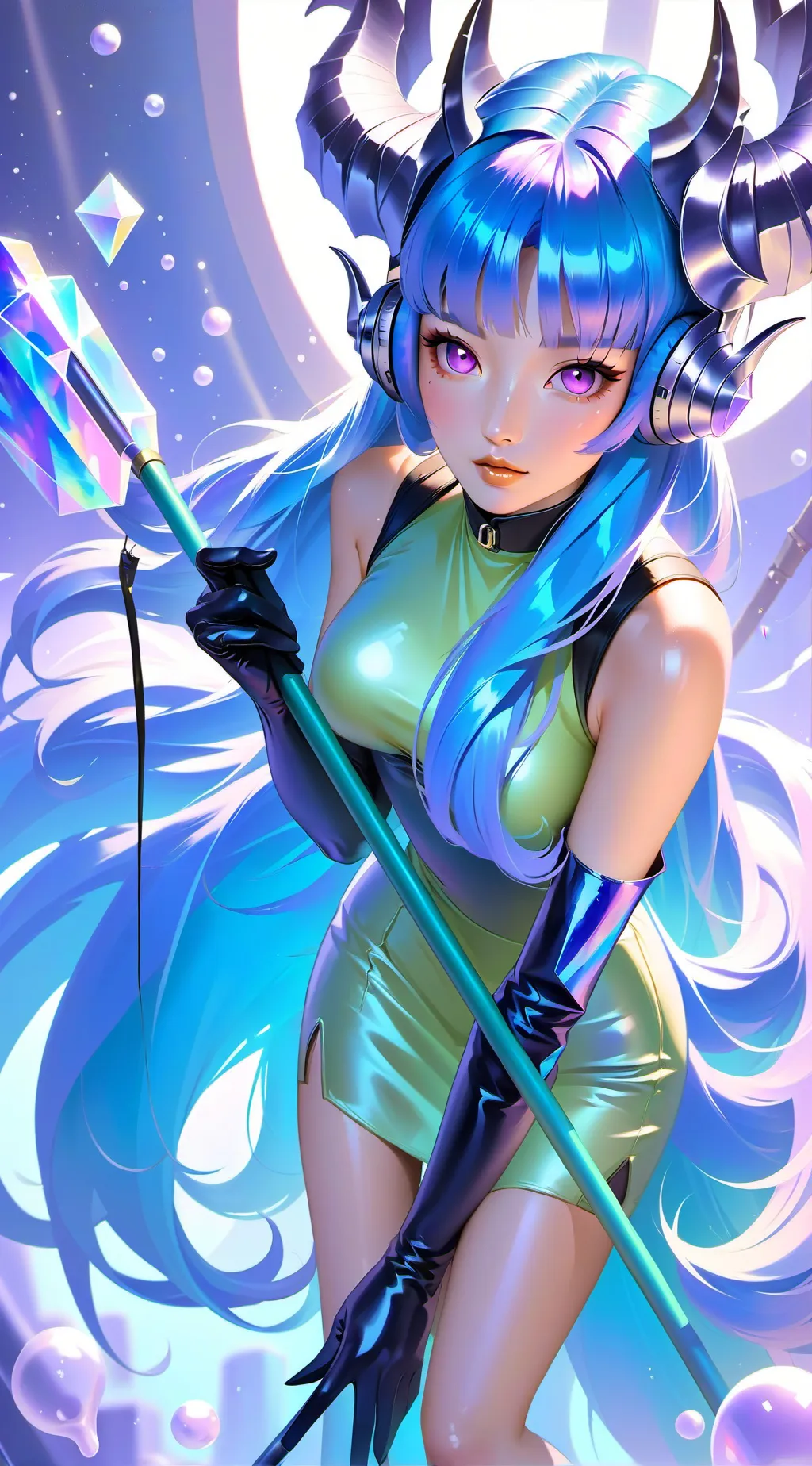 ai character: Solana  background