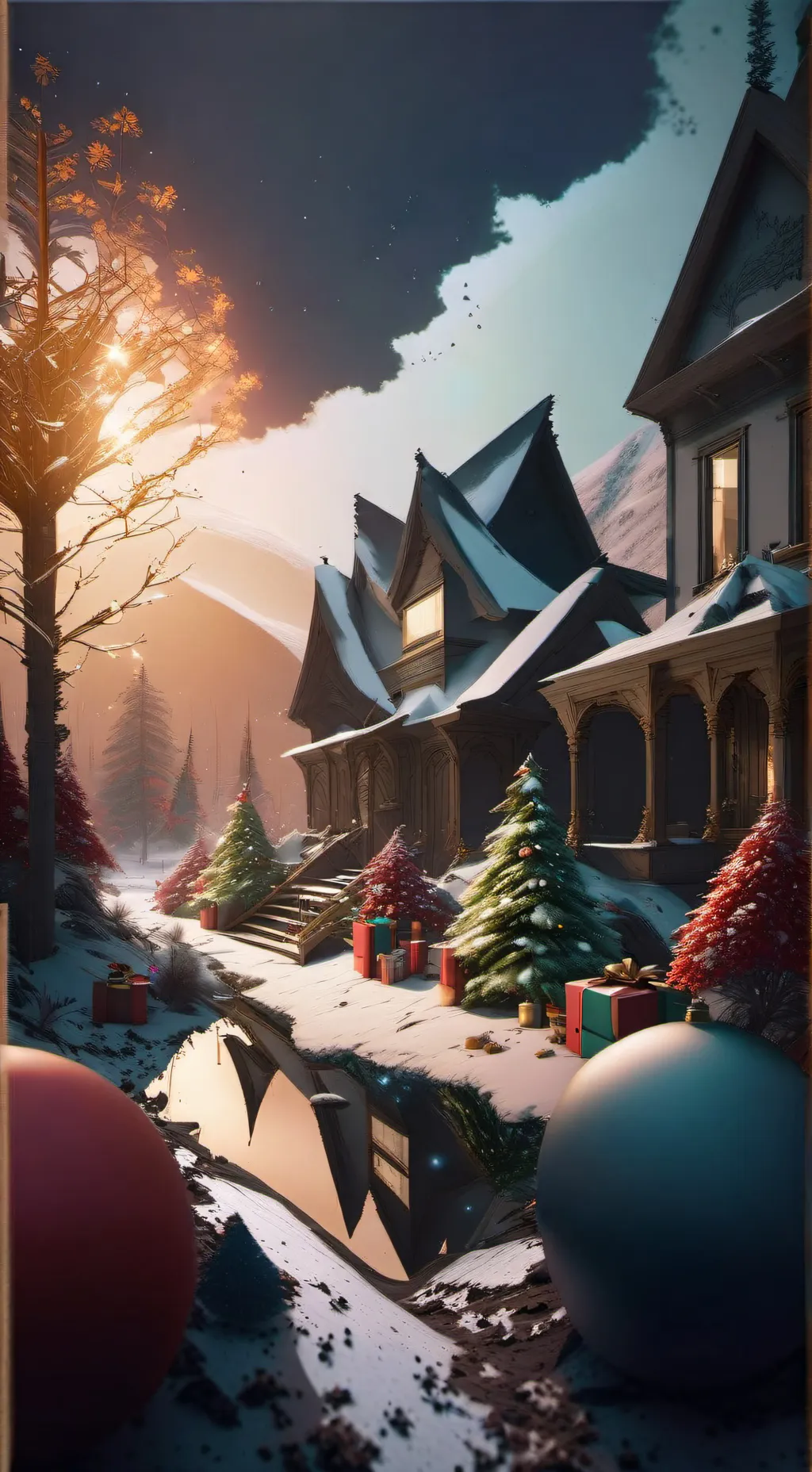 ai character: Christmas special! background