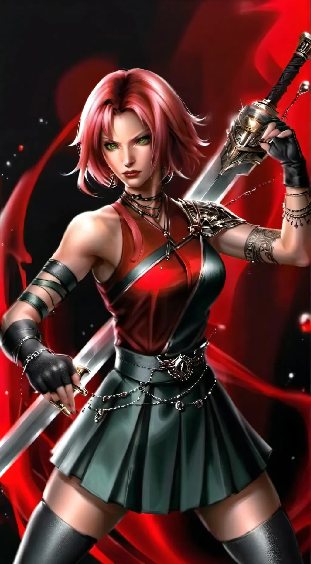 ai character: Blood Rayne background