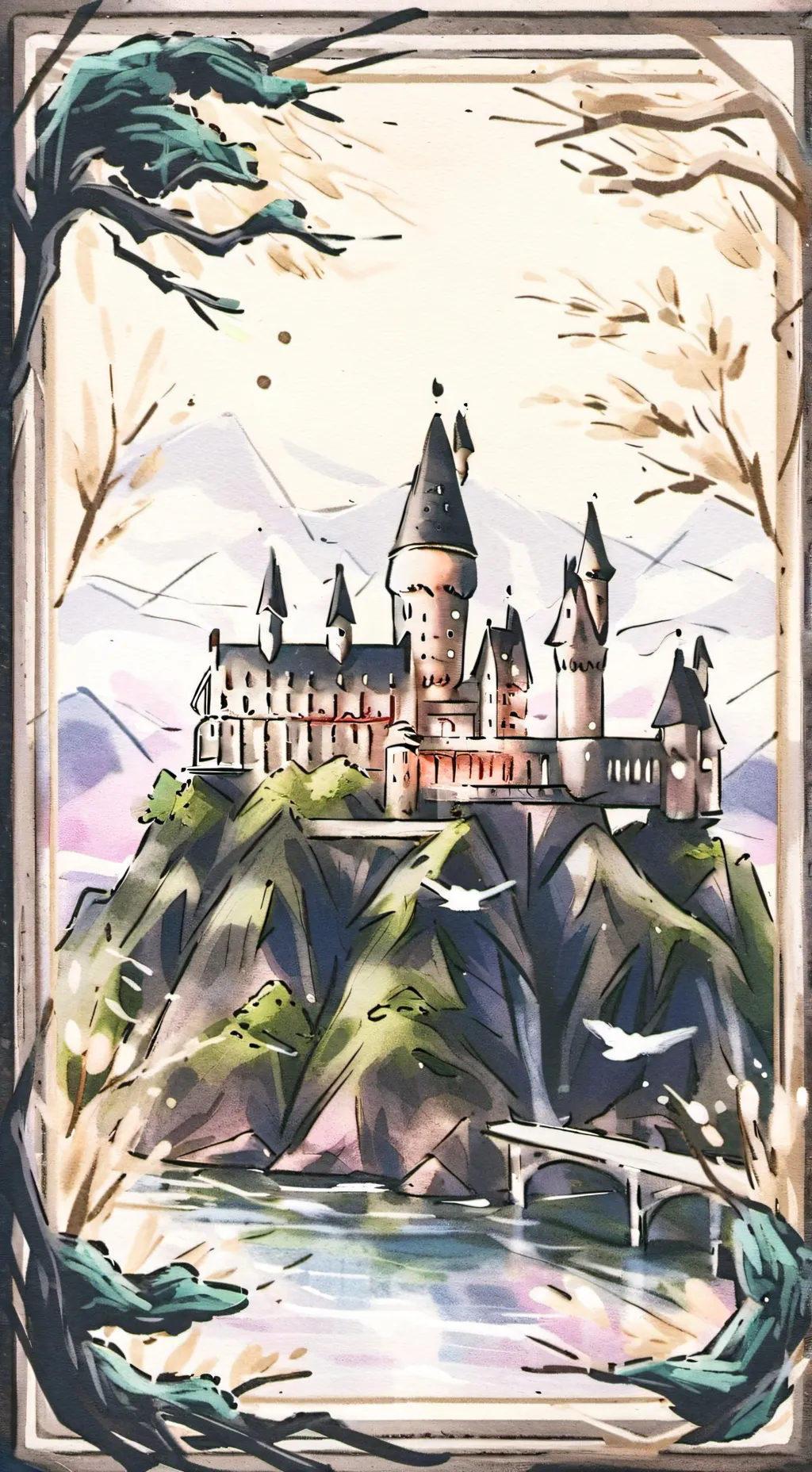 ai character: hogwarts  background