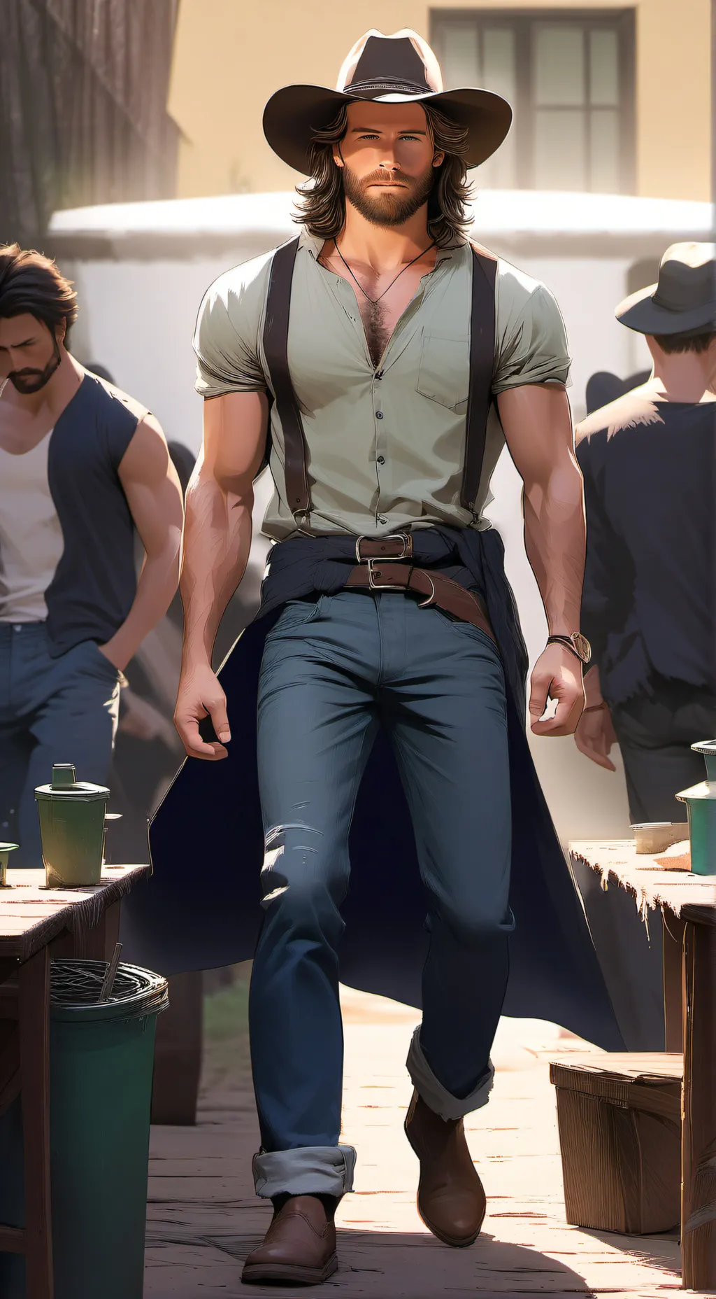 ai character: Logan Hastings  background