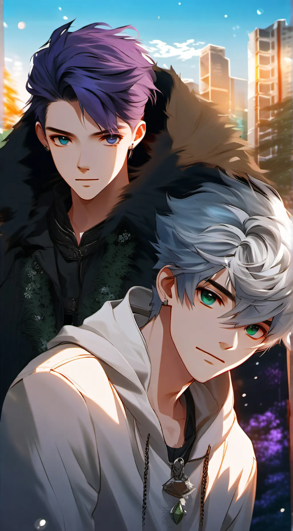 ai character: Marcus and Felix background