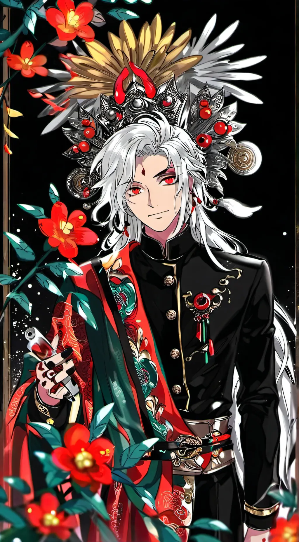 ai character: sanemi shinazgawa  background