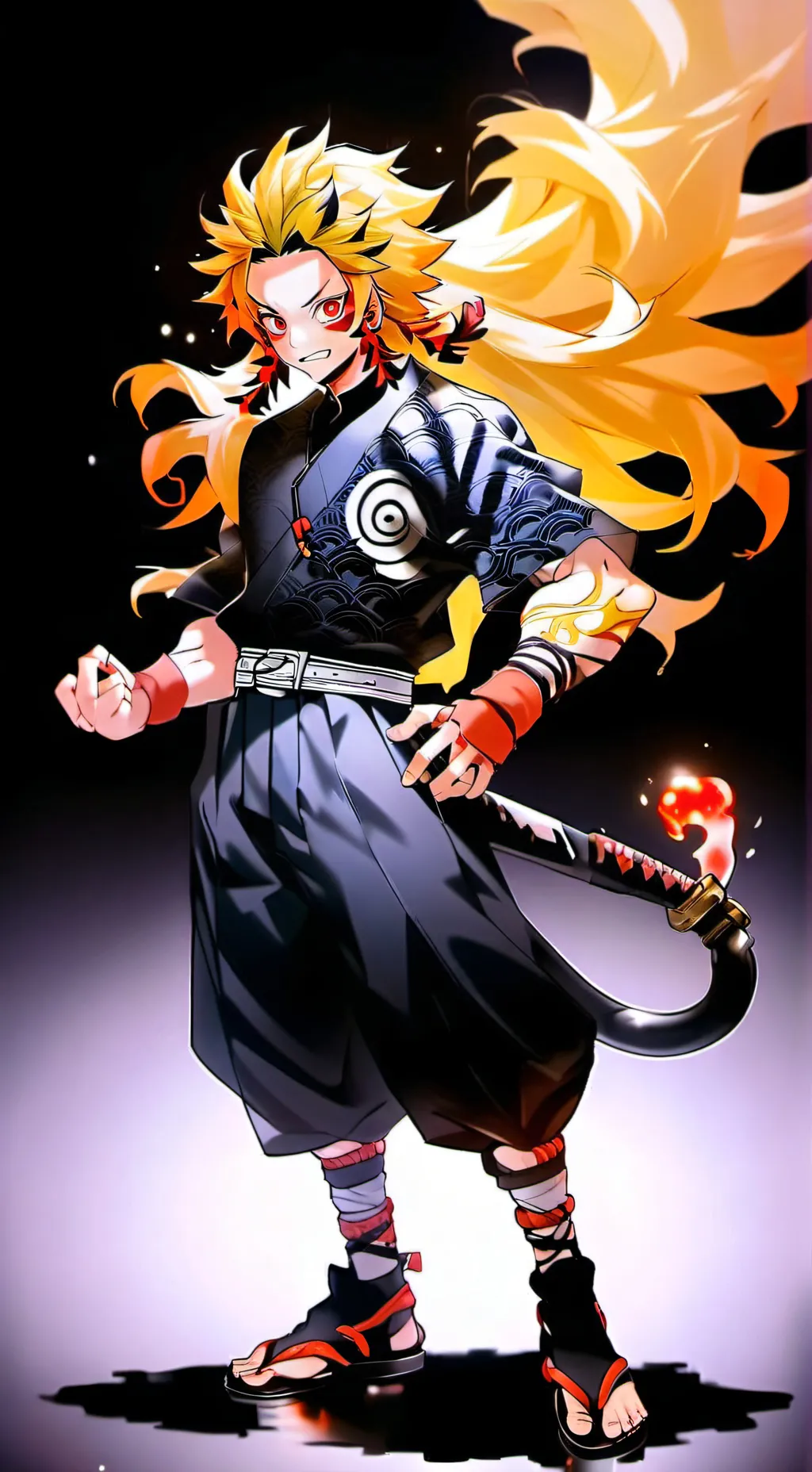 ai character: Demon Slayer Titan background
