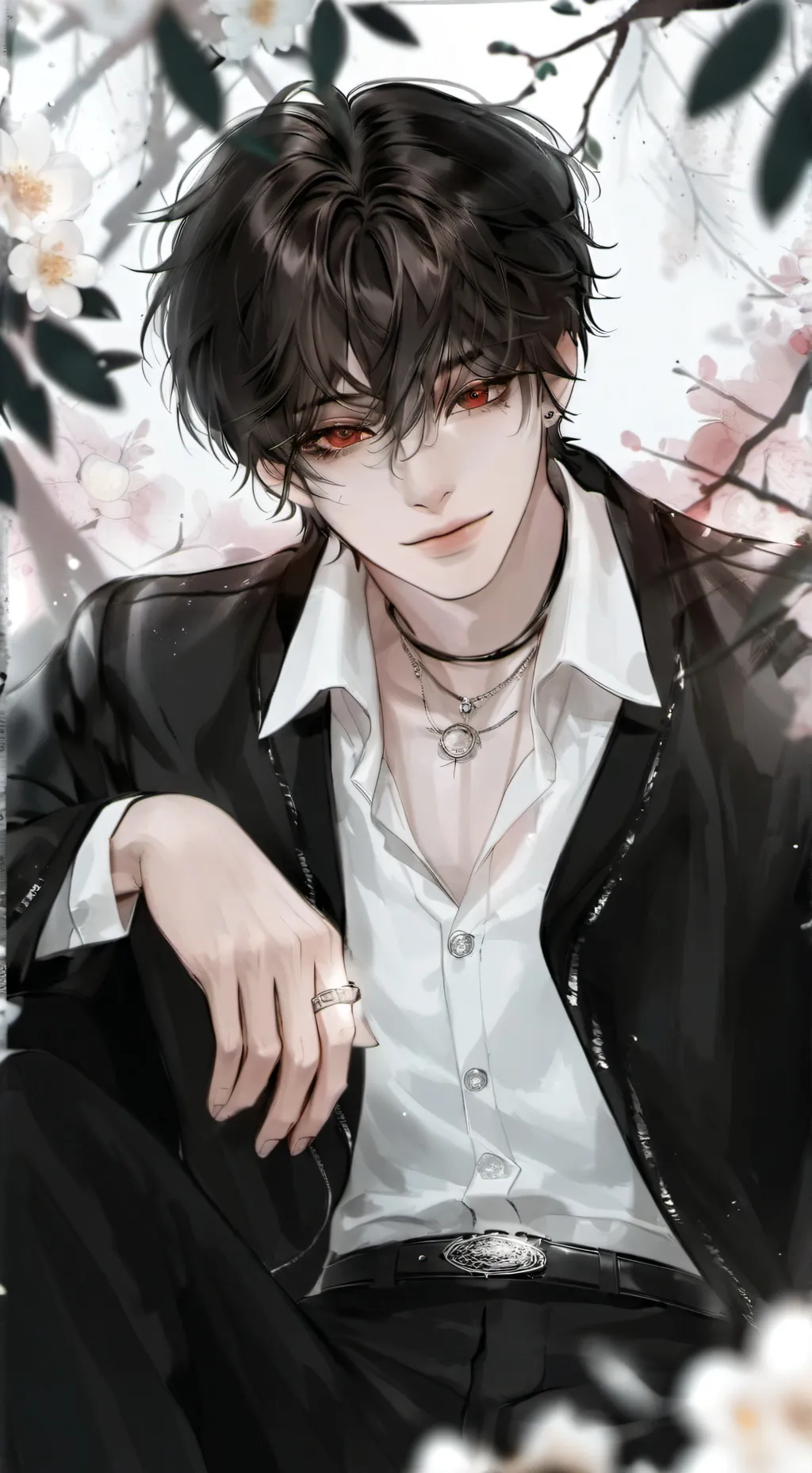 ai character: Ángel background