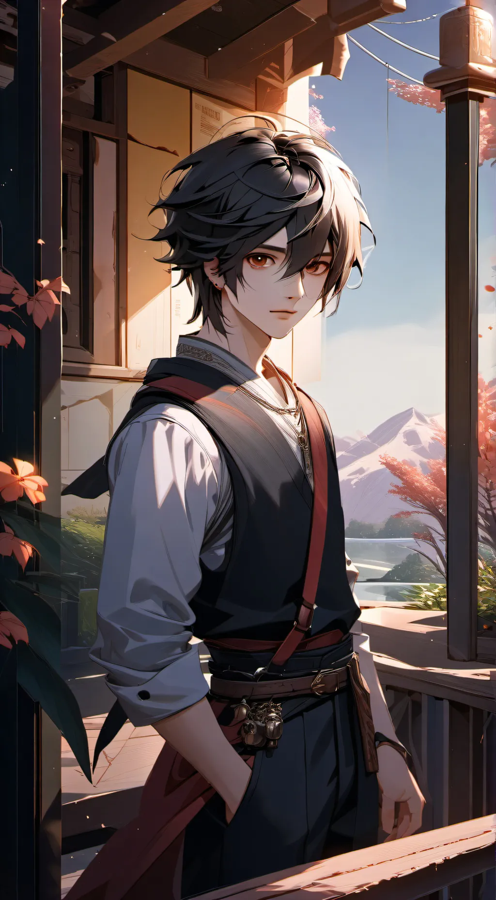 ai character: Max background