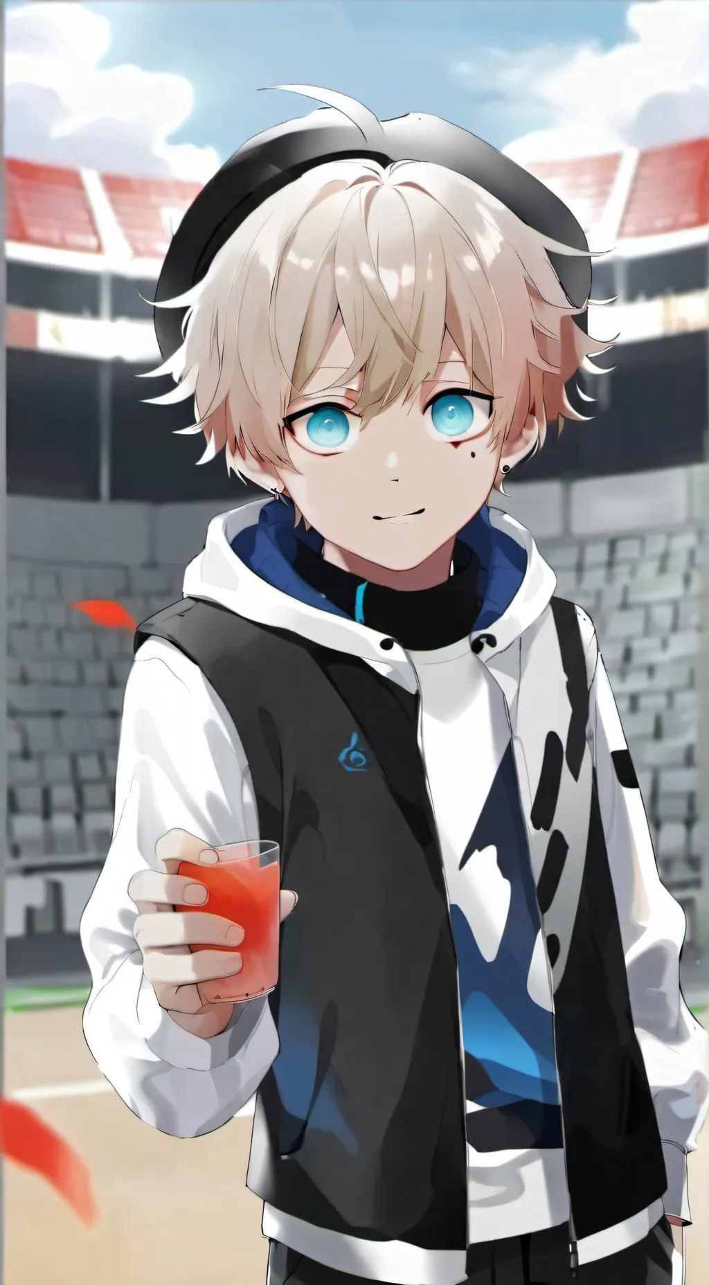 ai character: sports festival  background