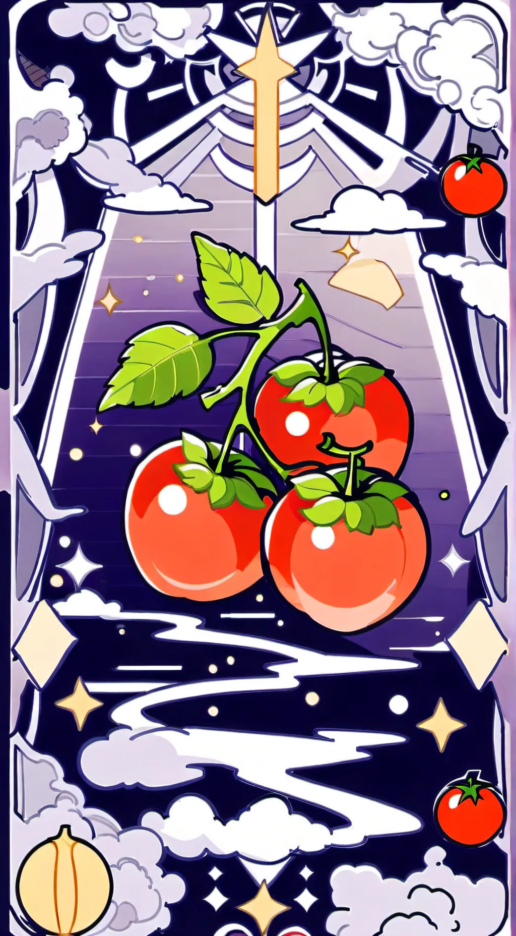 ai character: potato meme background