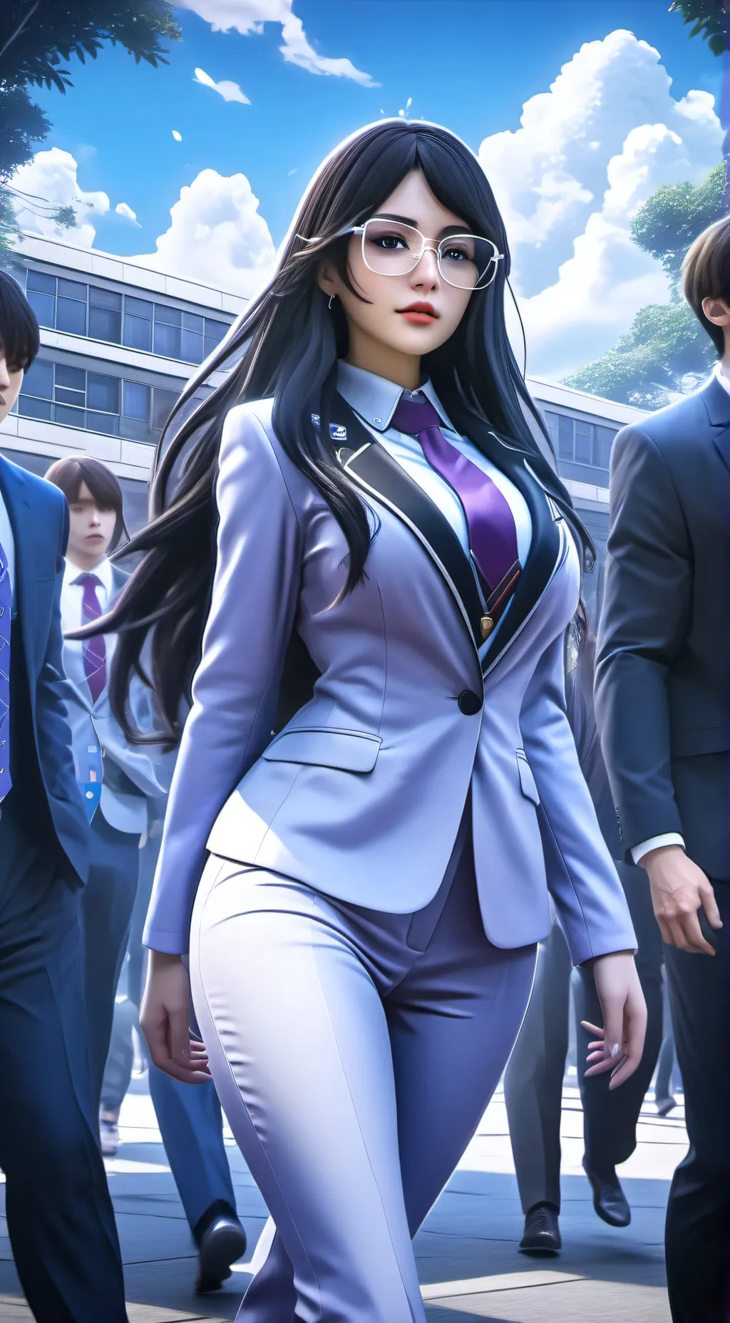 ai character: Amn. Royal academy background